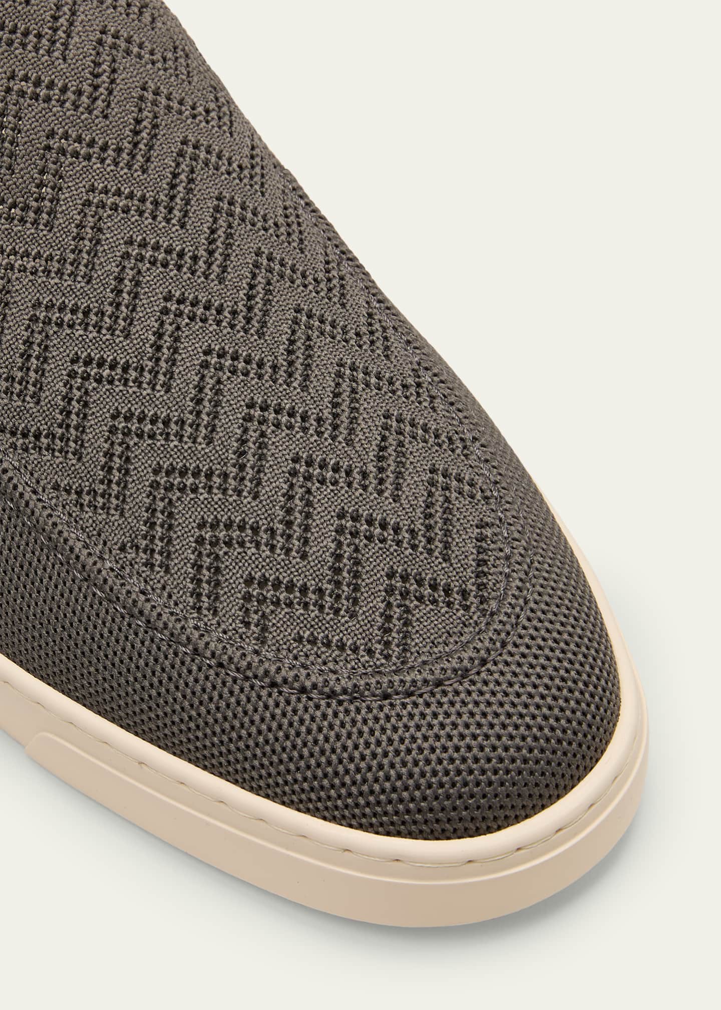 Giorgio Armani Men's Divo Knit Slip-On Sneakers Image 3 of 3