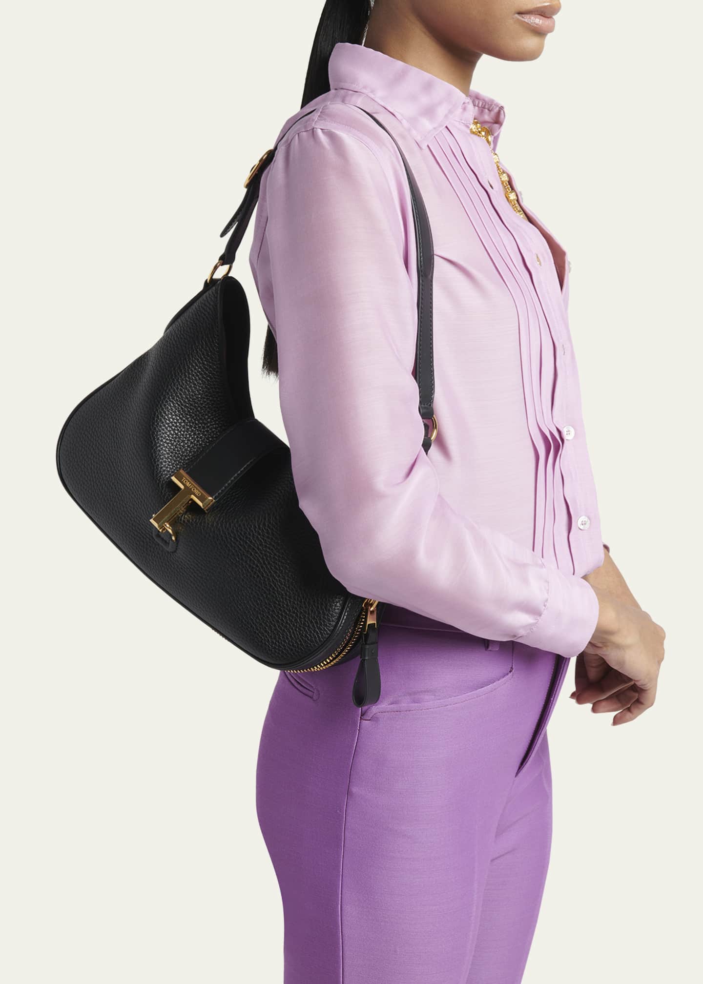 Medium leather hobo bag new arrivals