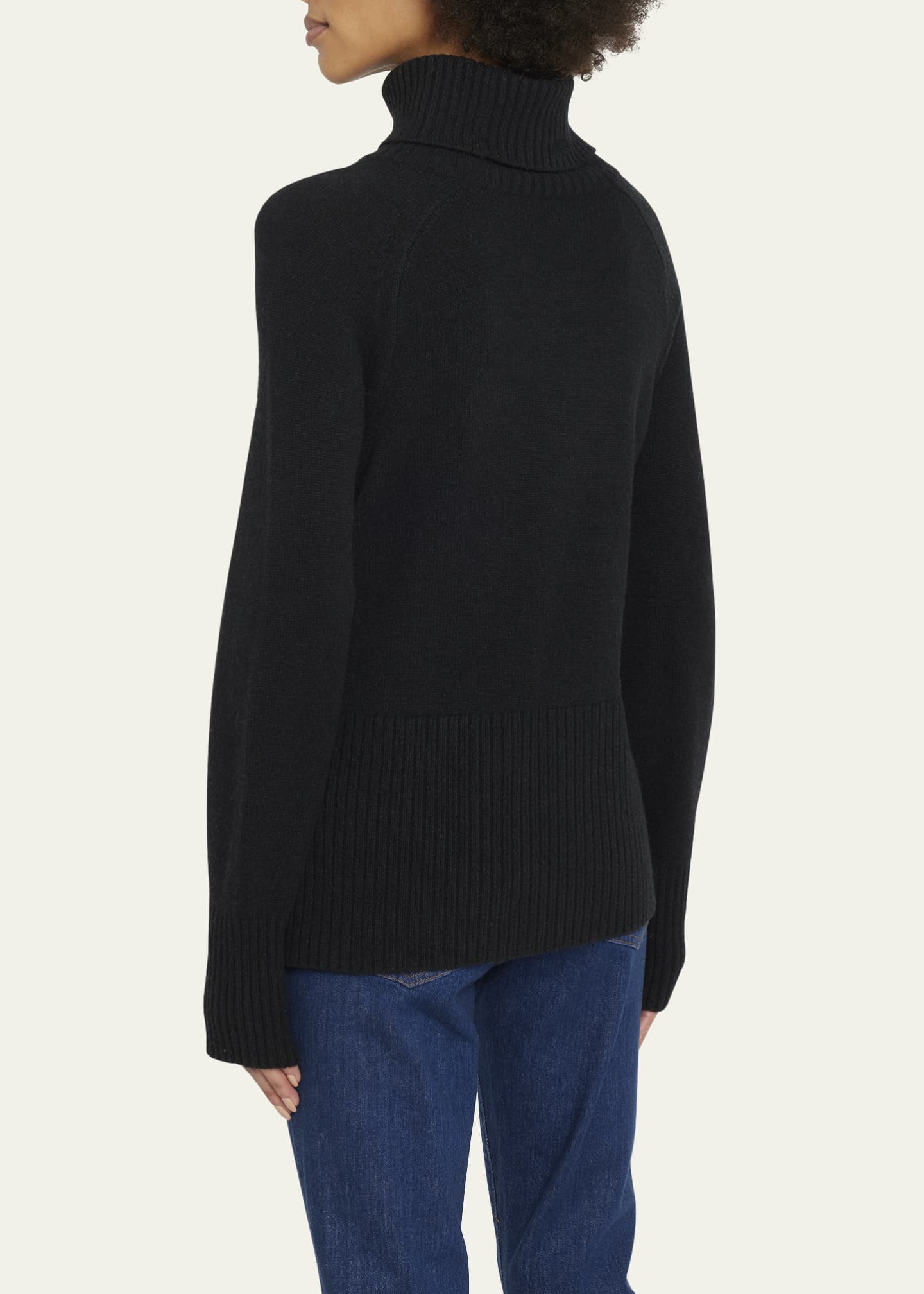 Veronica Beard Lerato Cashmere Turtleneck Sweater Image 3 of 5