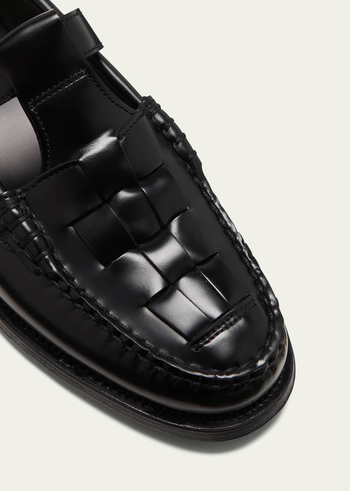 HEREU Soller Sport Mary Jane Leather Loafers Image 5 of 5