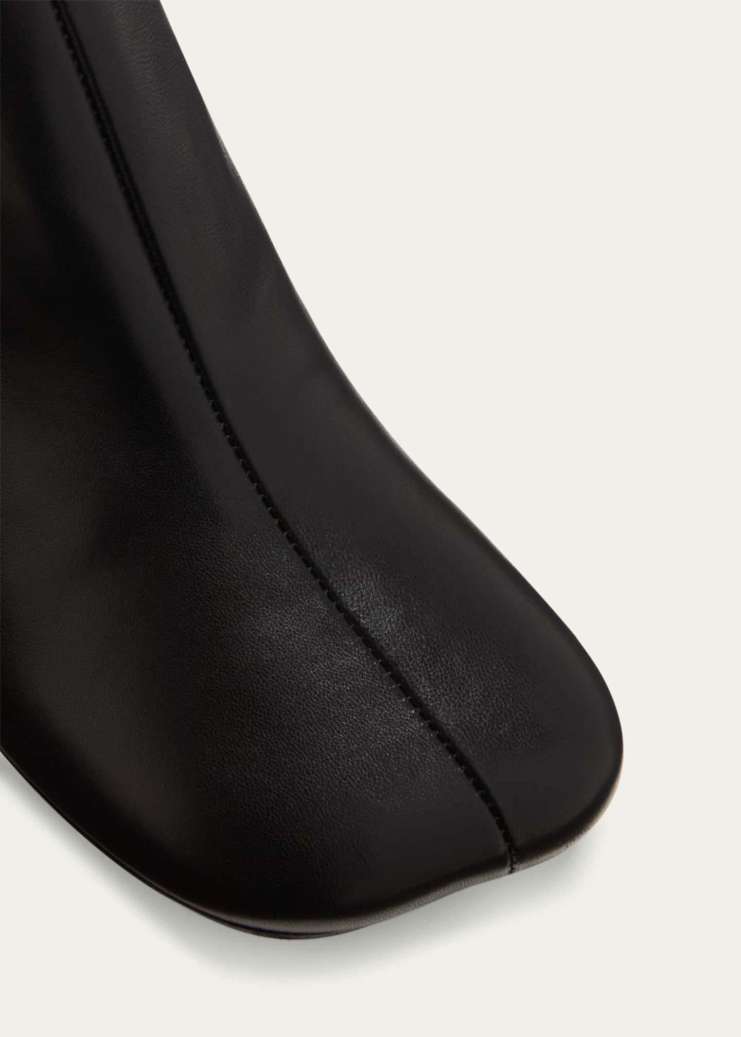 Mm6 maison margiela leather ankle boots shop