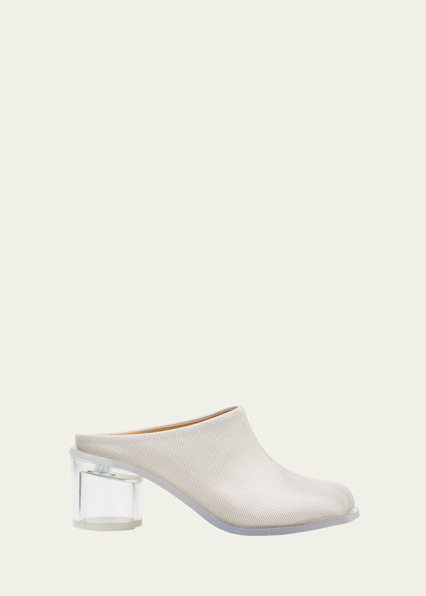 White deals clear mules