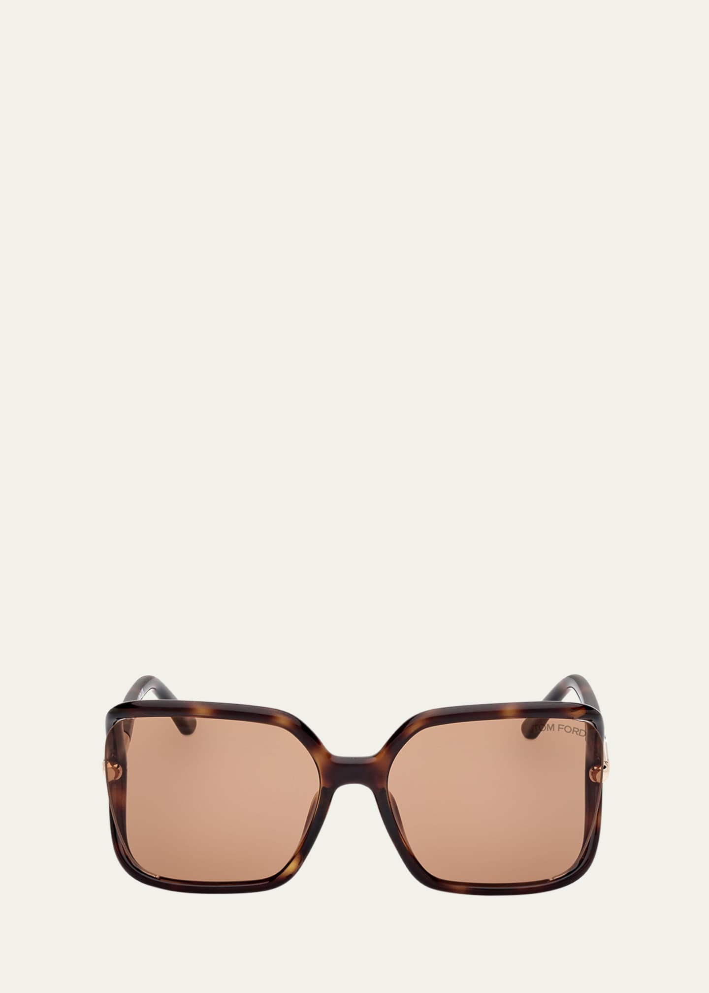 TOM FORD Cut-Out Injected Plastic Rectangle Sunglasses - Bergdorf