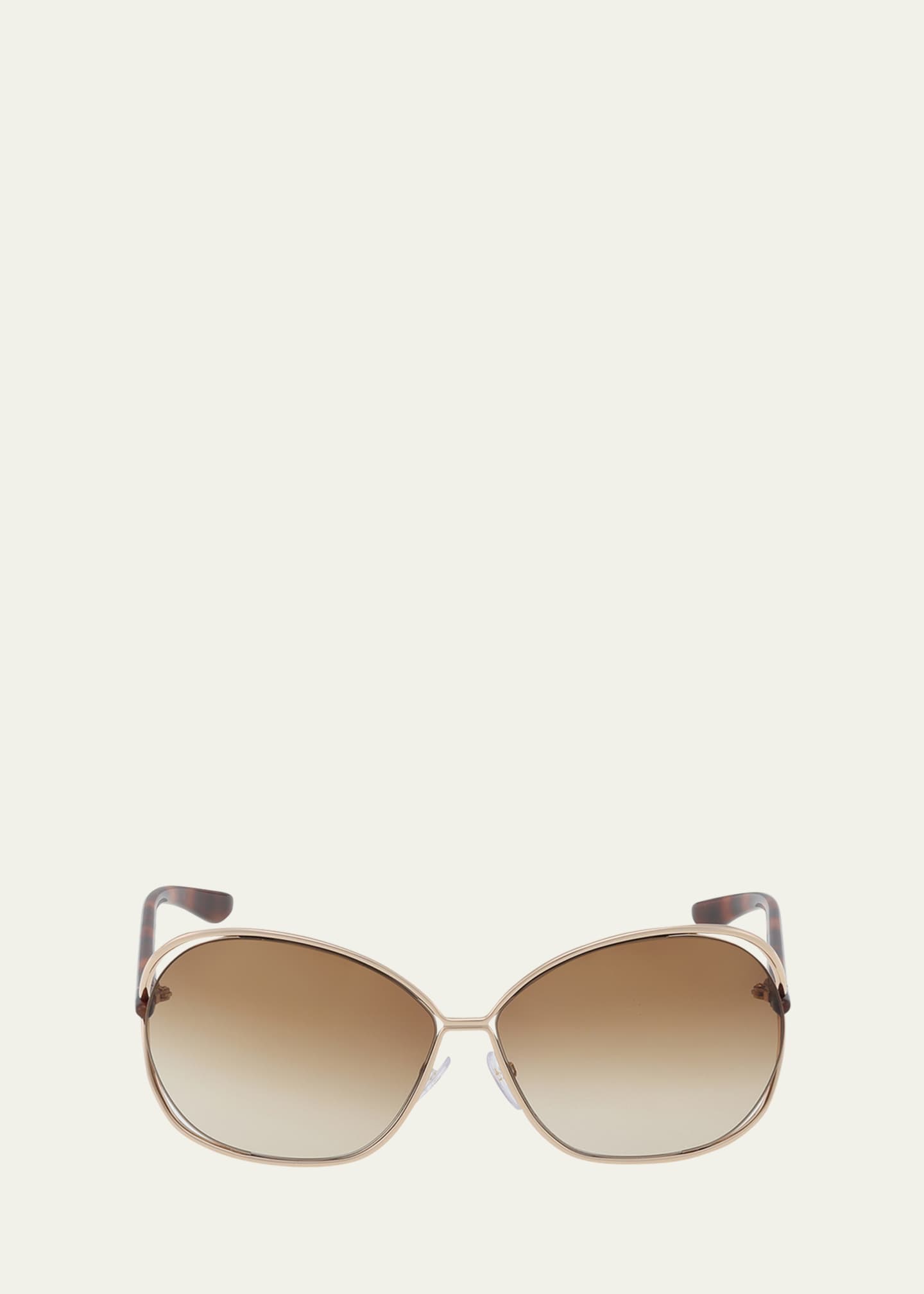 Tom ford round metal sunglasses hot sale