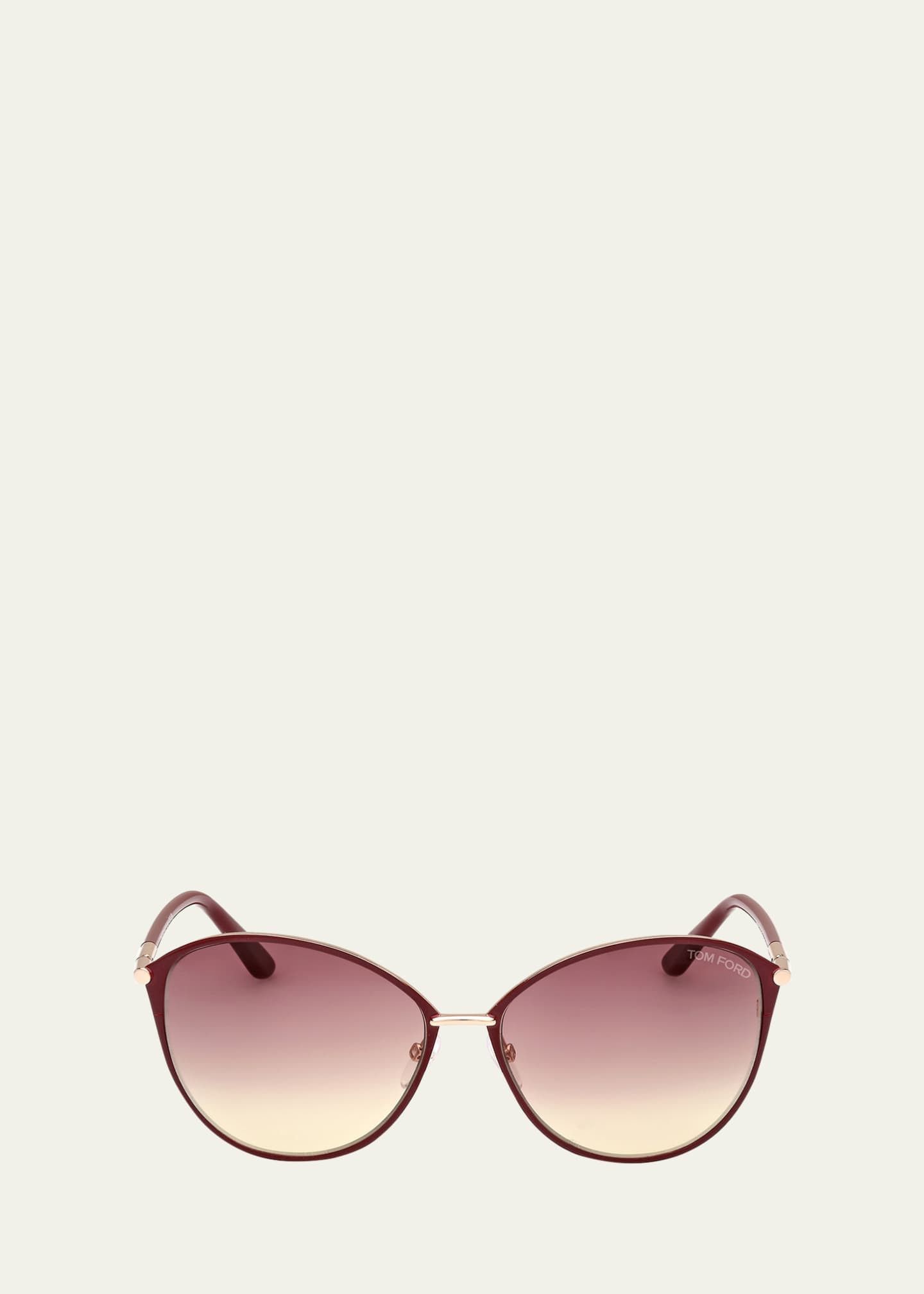 TOM FORD Penelope Metal Acetate Butterfly Sunglasses Bergdorf