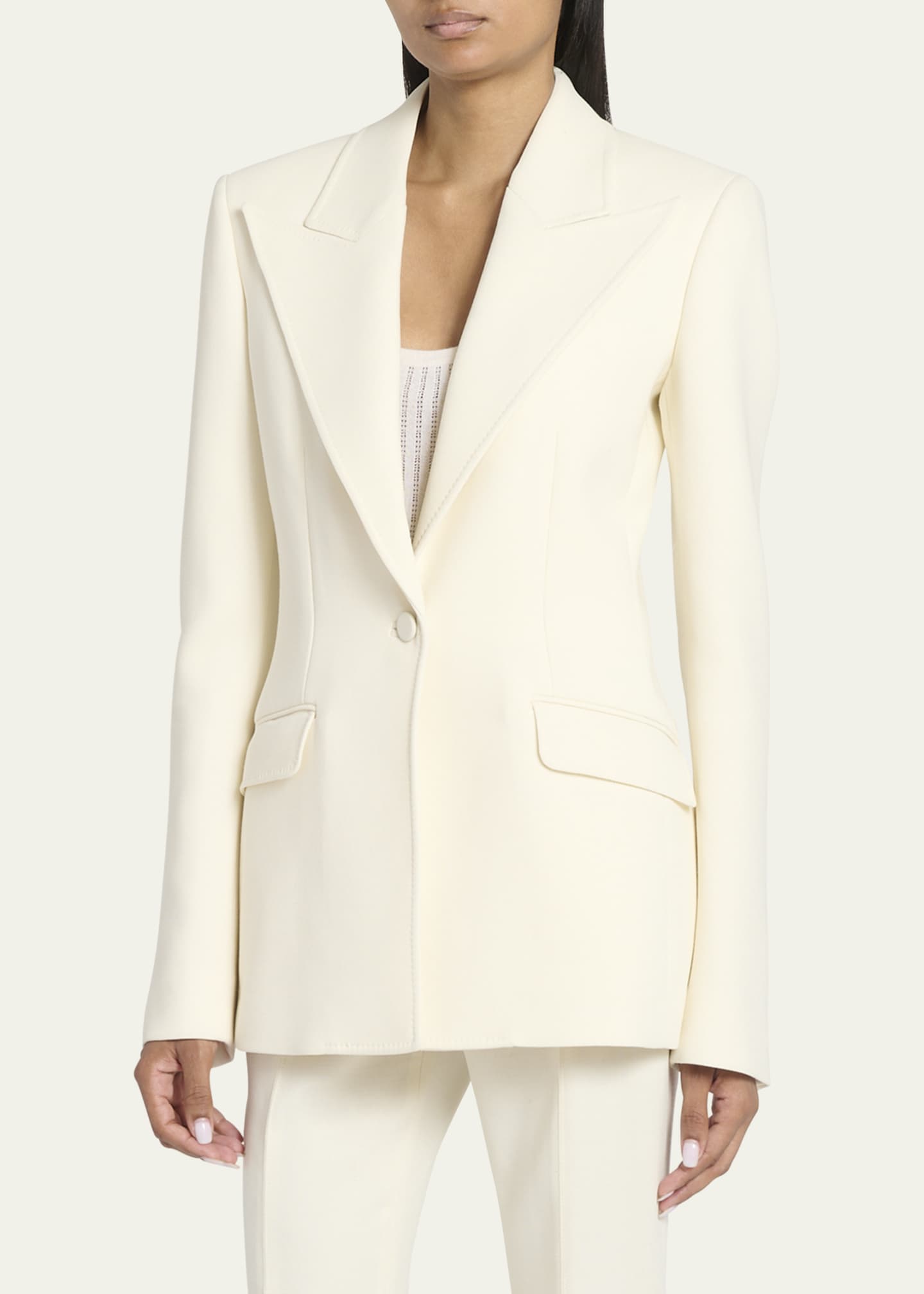 Gabriela Hearst Leiva Wool Blazer Jacket - Bergdorf Goodman