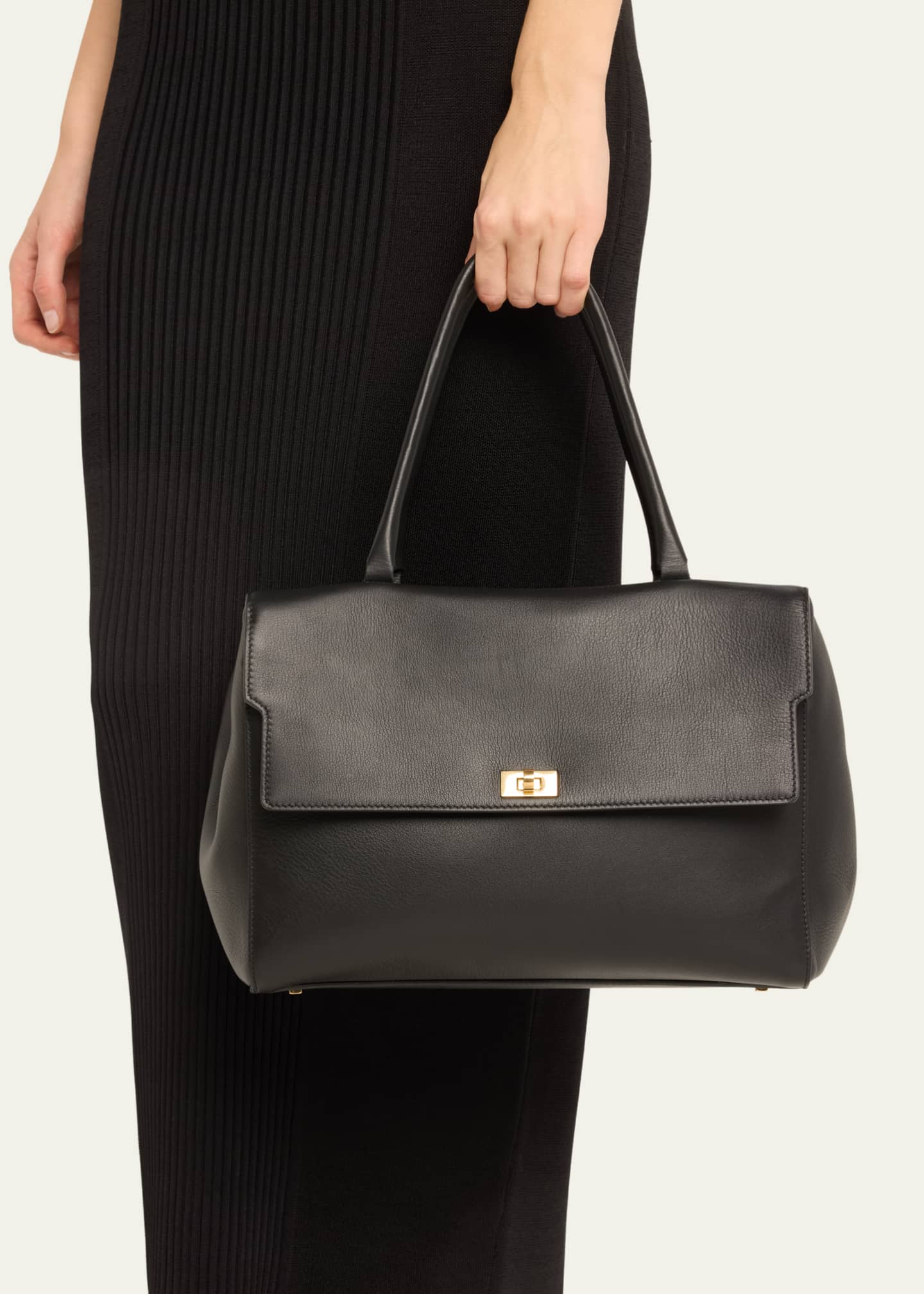 Anya Hindmarch Seaton Large Calfskin Satchel Bag Image 2 of 5