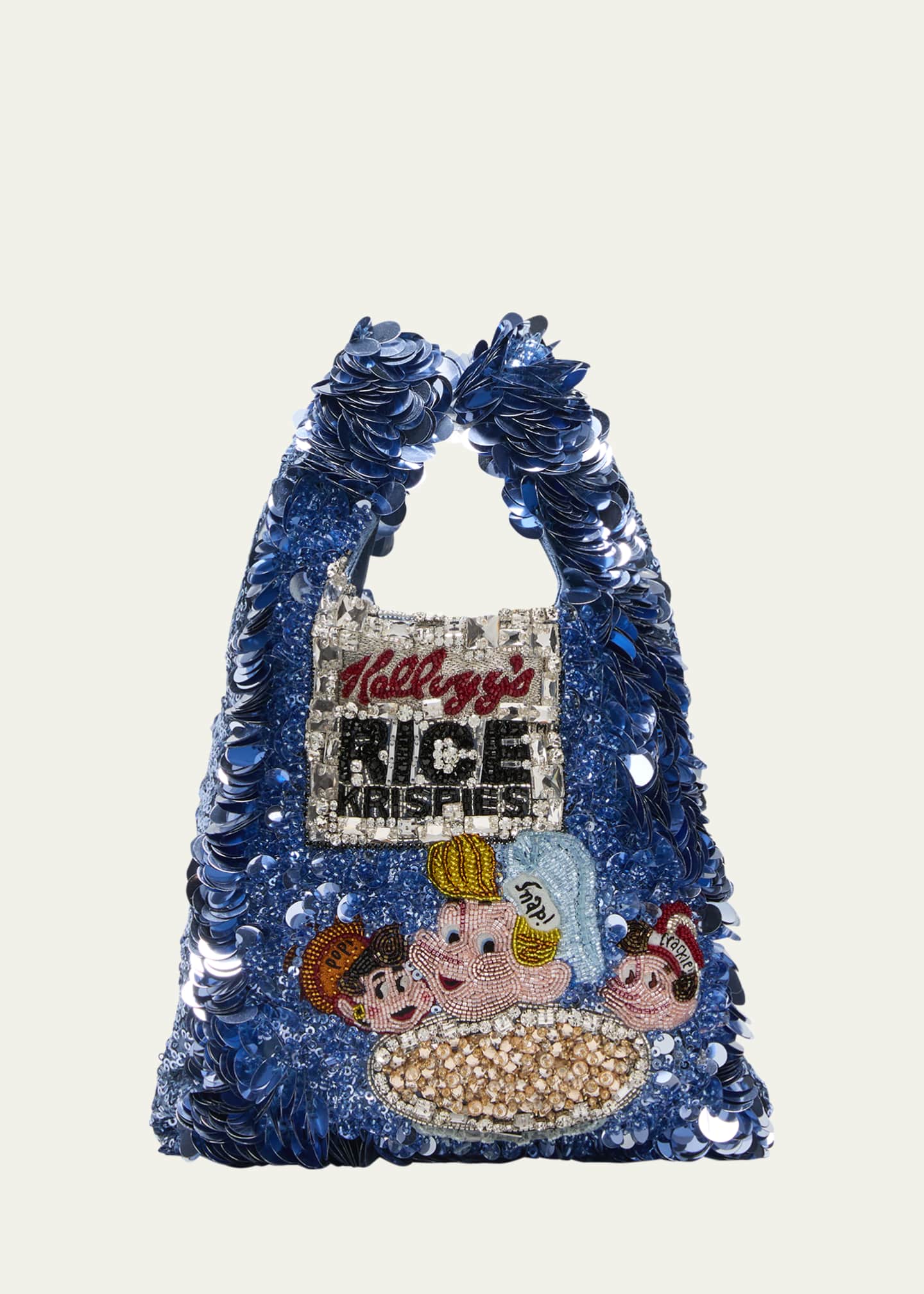 Anya Hindmarch Kellogg's Rice Krispies Mini Sequins Tote Bag Bergdorf