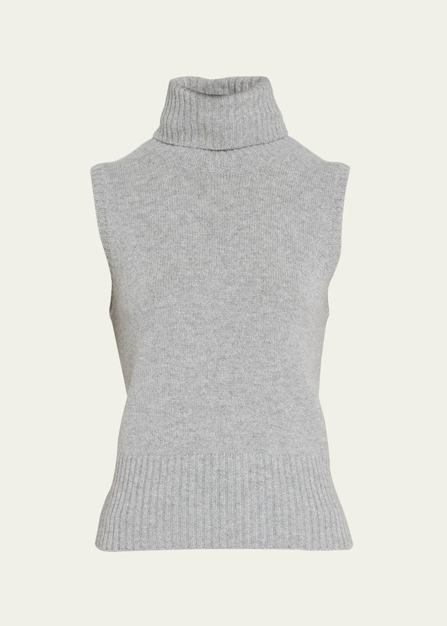 Veronica Beard Mazzy Cashmere Turtleneck Shell Image 1 of 5