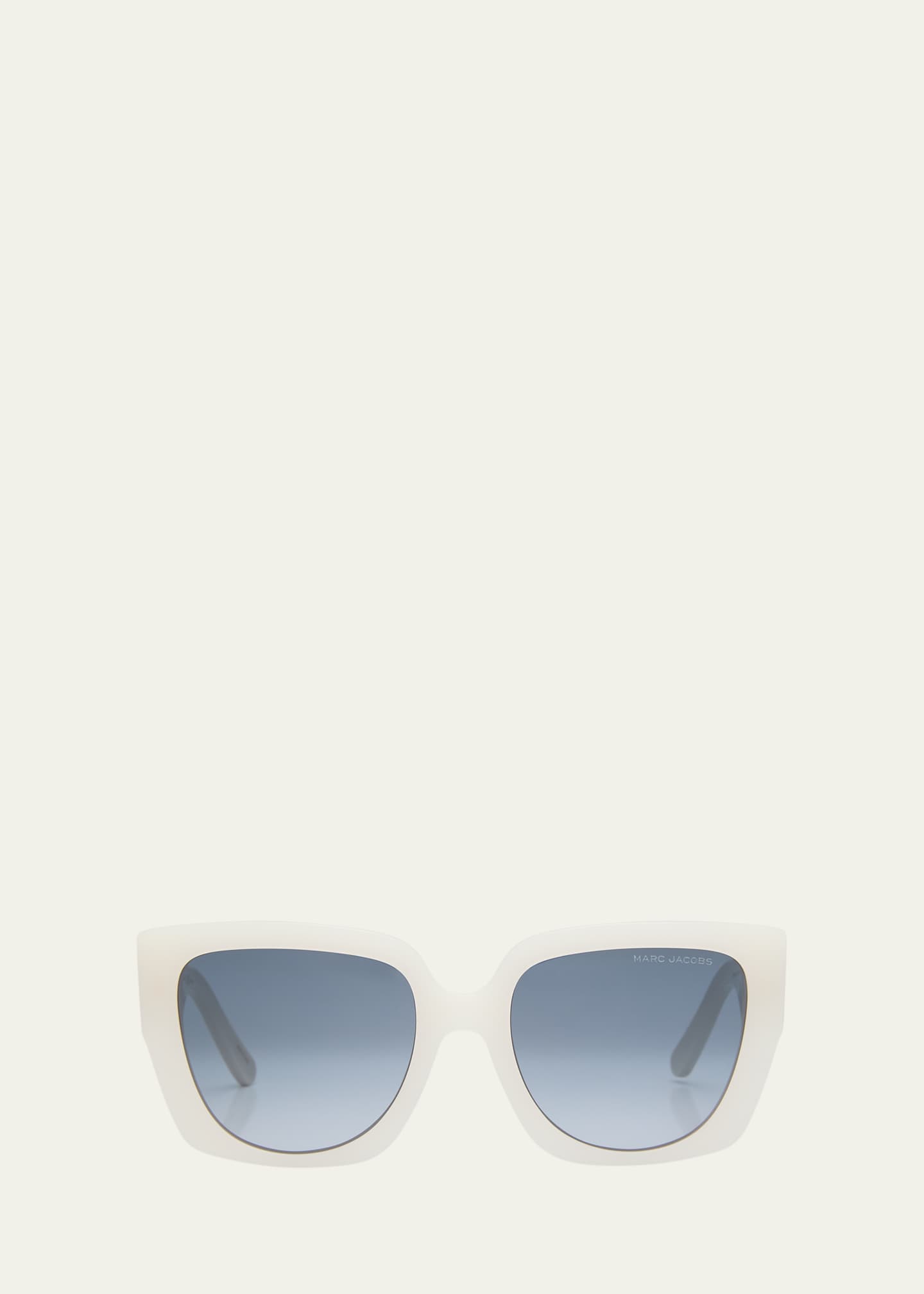 Marc Jacobs Cut-Out Logo Acetate Butterfly Sunglasses