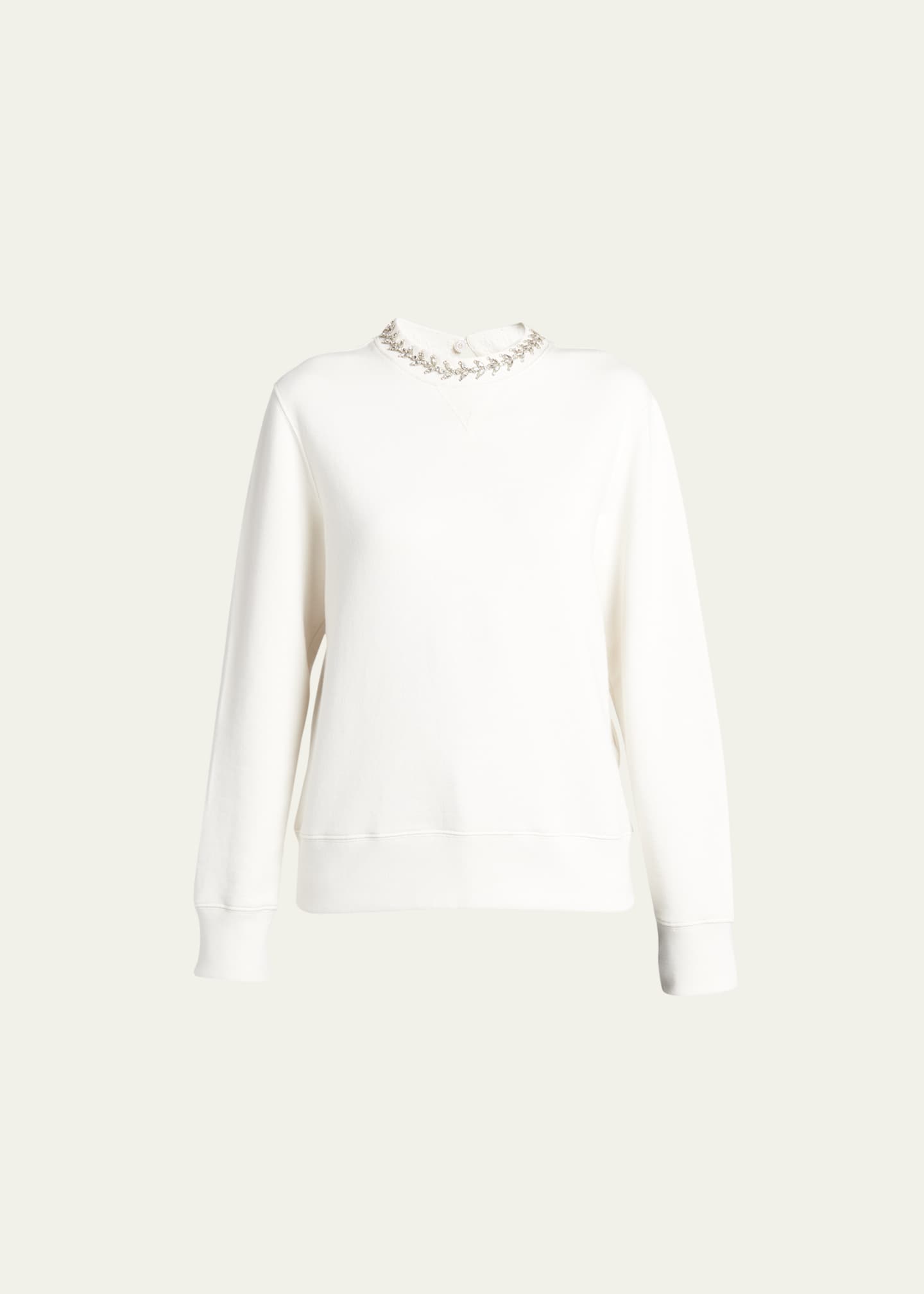Golden Goose Journey Crewneck Crystal Sweatshirt Image 1 of 5