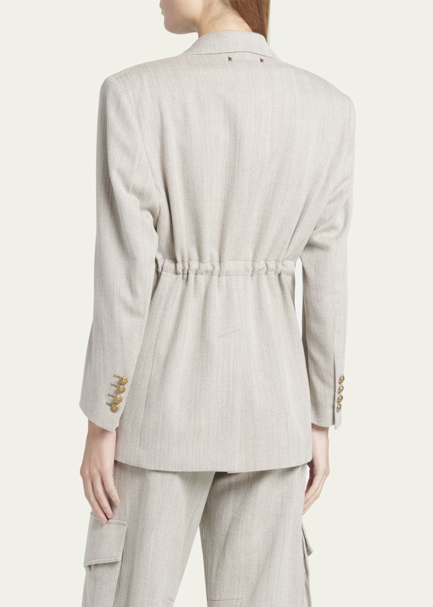 Golden Goose Journey Herringbone Boyfriend Jacket Image 3 of 5