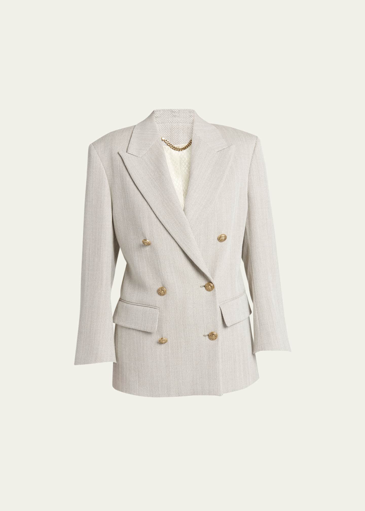 Golden Goose Journey Herringbone Boyfriend Jacket Image 1 of 5