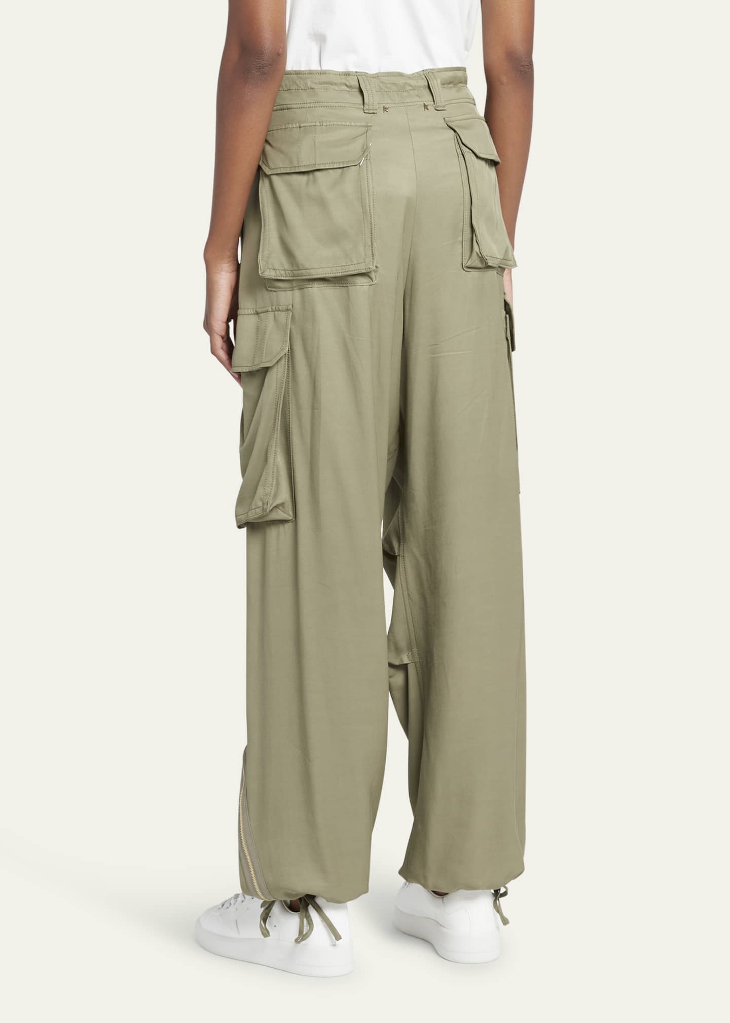 Drawstring Cargo Pants