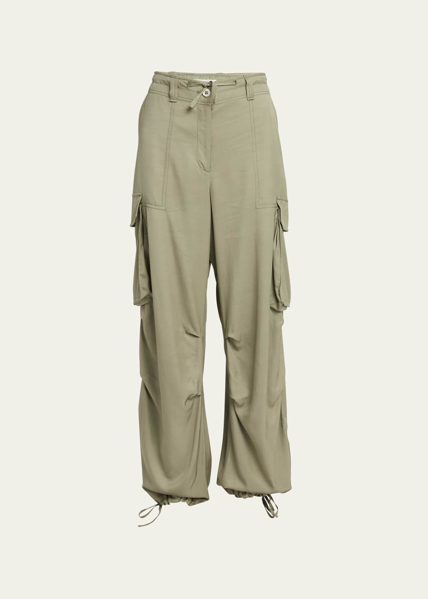 Golden Goose Journey Wide-Leg Drawstring Cargo Pants Image 1 of 5