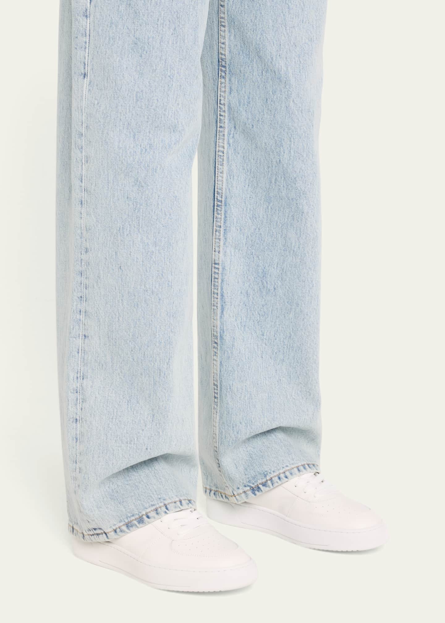 Stuart Weitzman Courtside Metallic Low-Top Sneakers Image 2 of 5