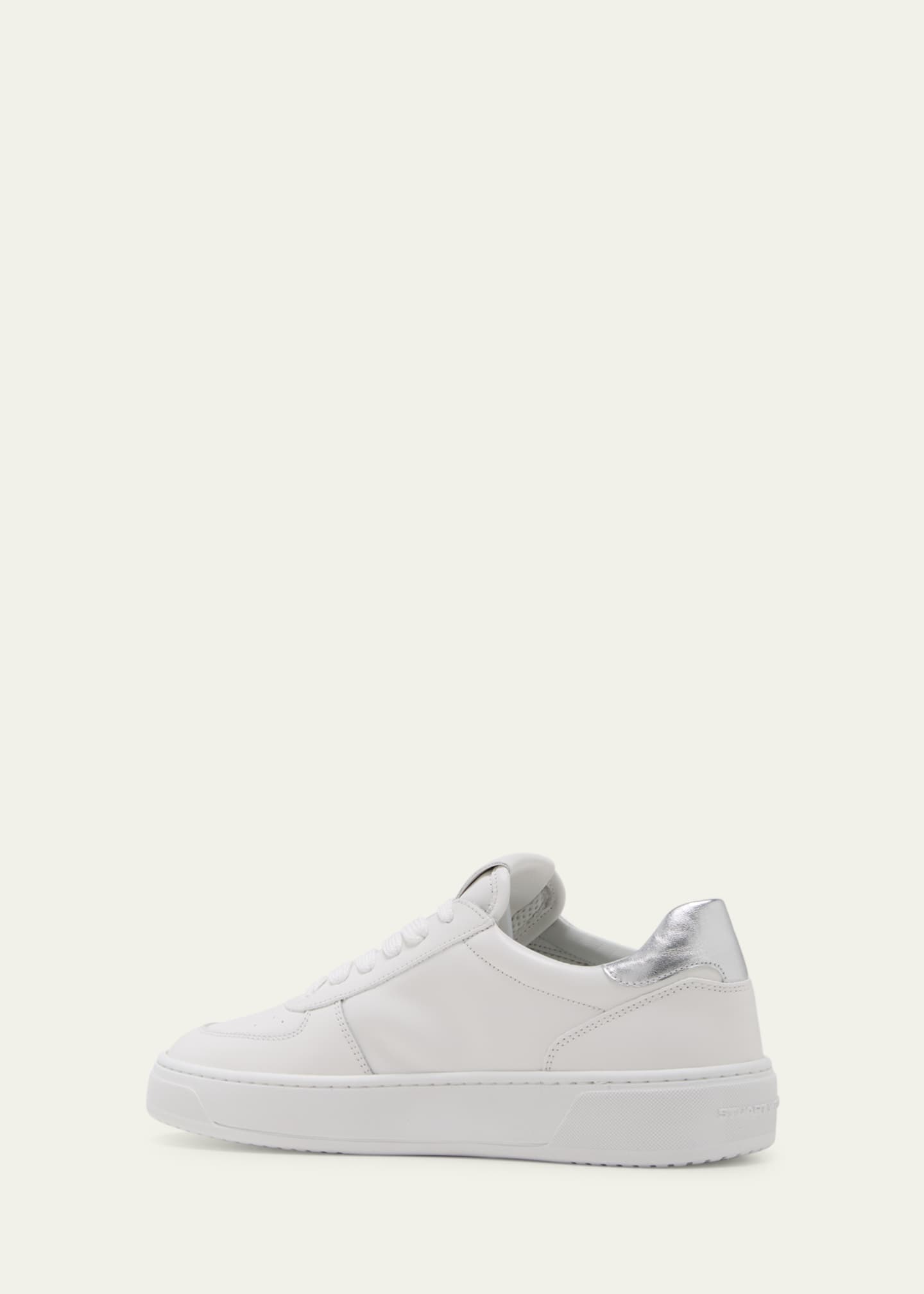 Stuart Weitzman Courtside Metallic Low-Top Sneakers Image 4 of 5