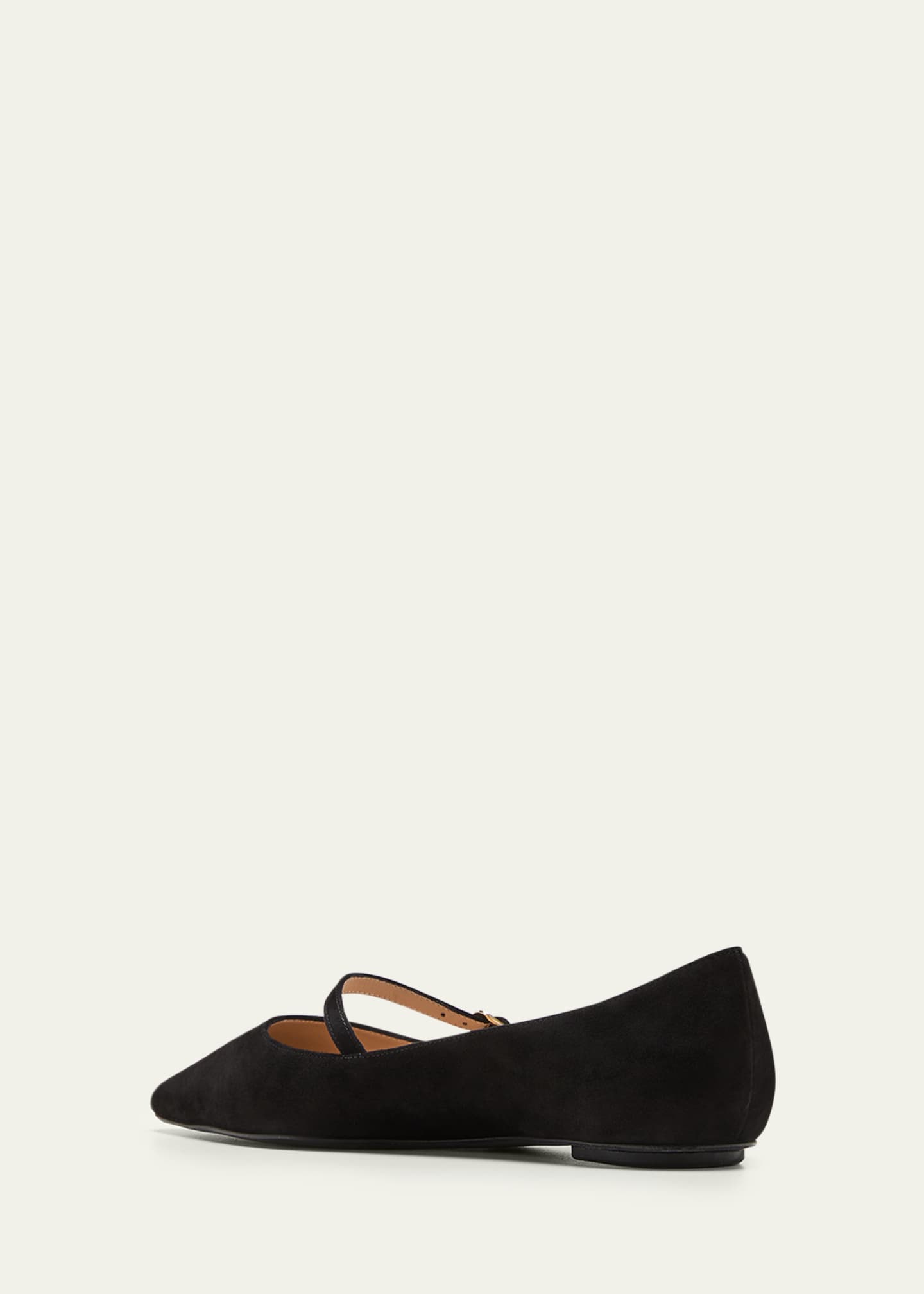 Emilia Suede Mary Jane Ballerina Flats