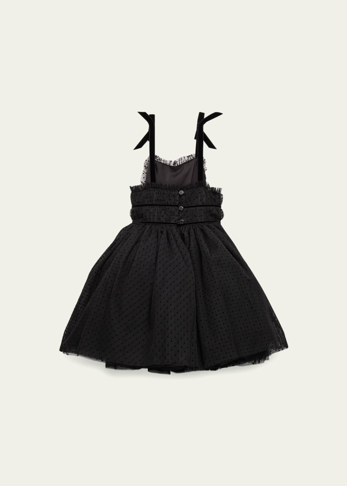 Ralph Lauren Childrenswear Girl s Polka Dot Tulle Dress Size 2 6X