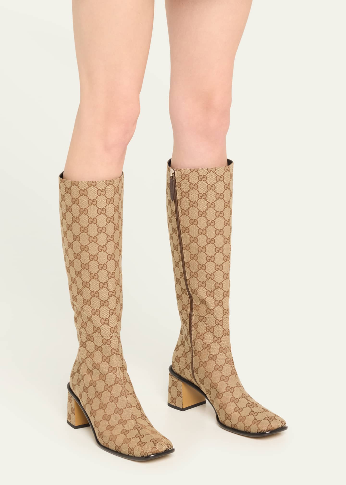 Gucci top long boots