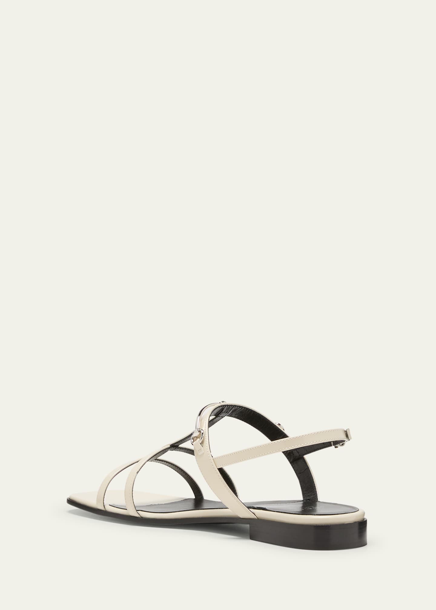 Gucci Divine Leather Slingback Sandals Image 4 of 5
