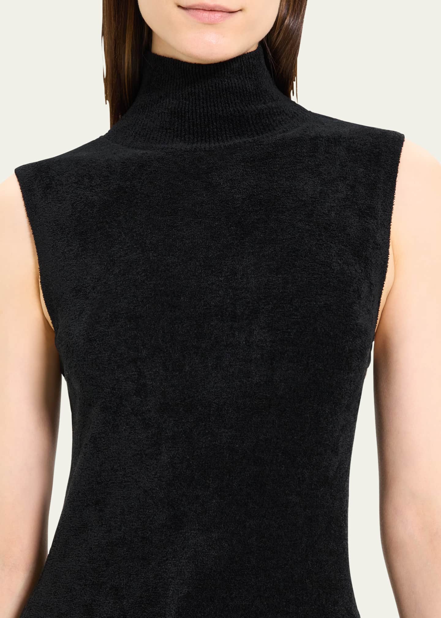 Velvet sleeveless new arrivals turtleneck