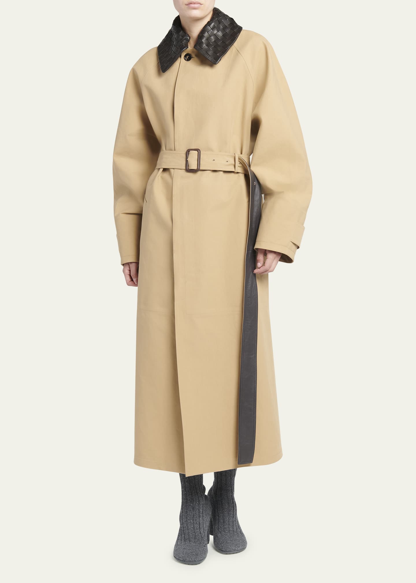 Waterproof belted coat hotsell