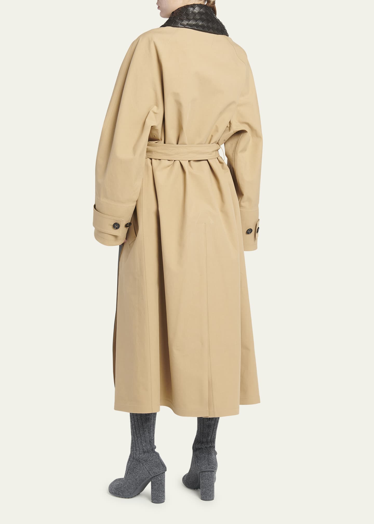 Waterproof sales belted coat