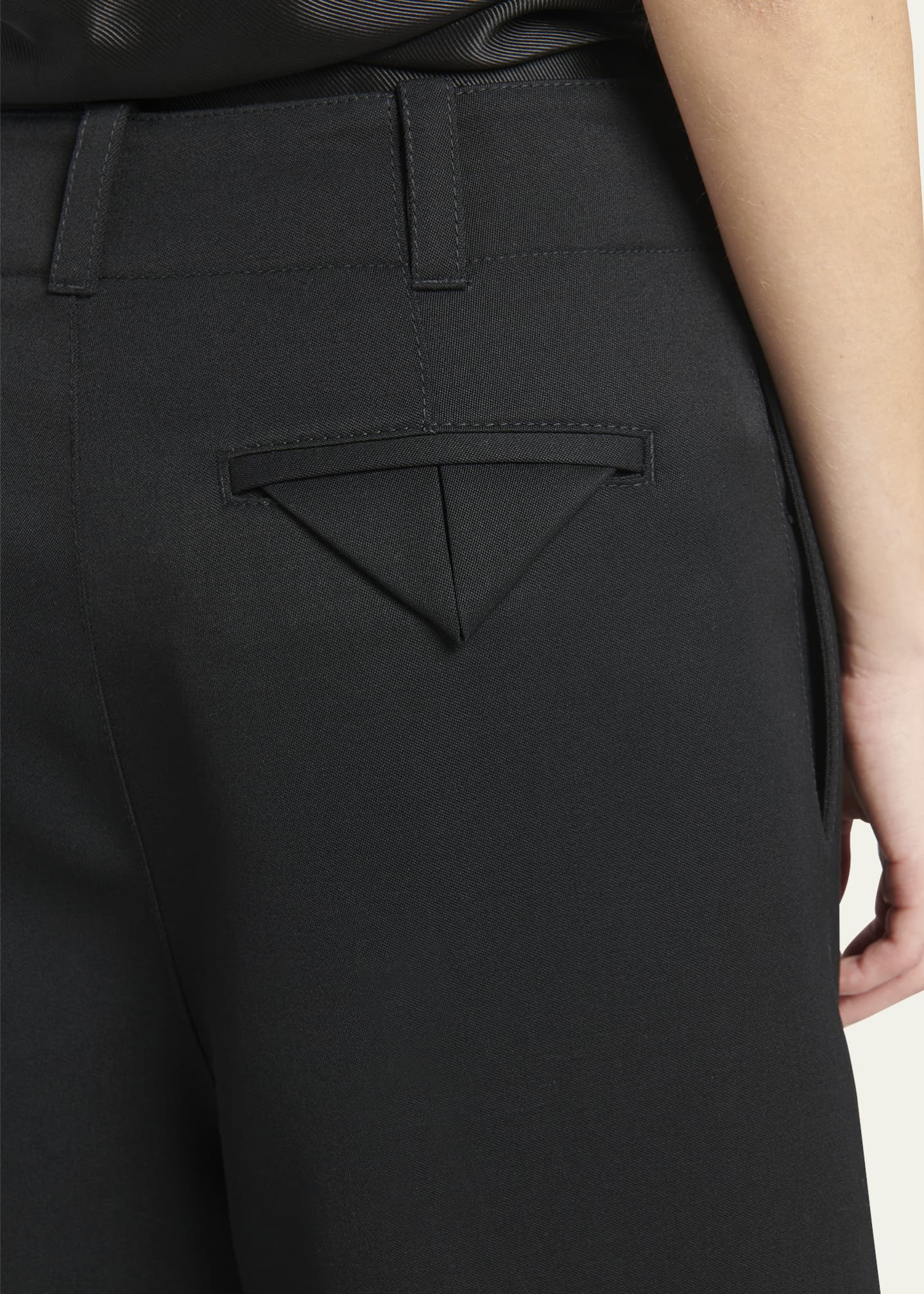 Bottega Veneta Sartorial Grain de Poudre Cropped Trousers Image 5 of 5