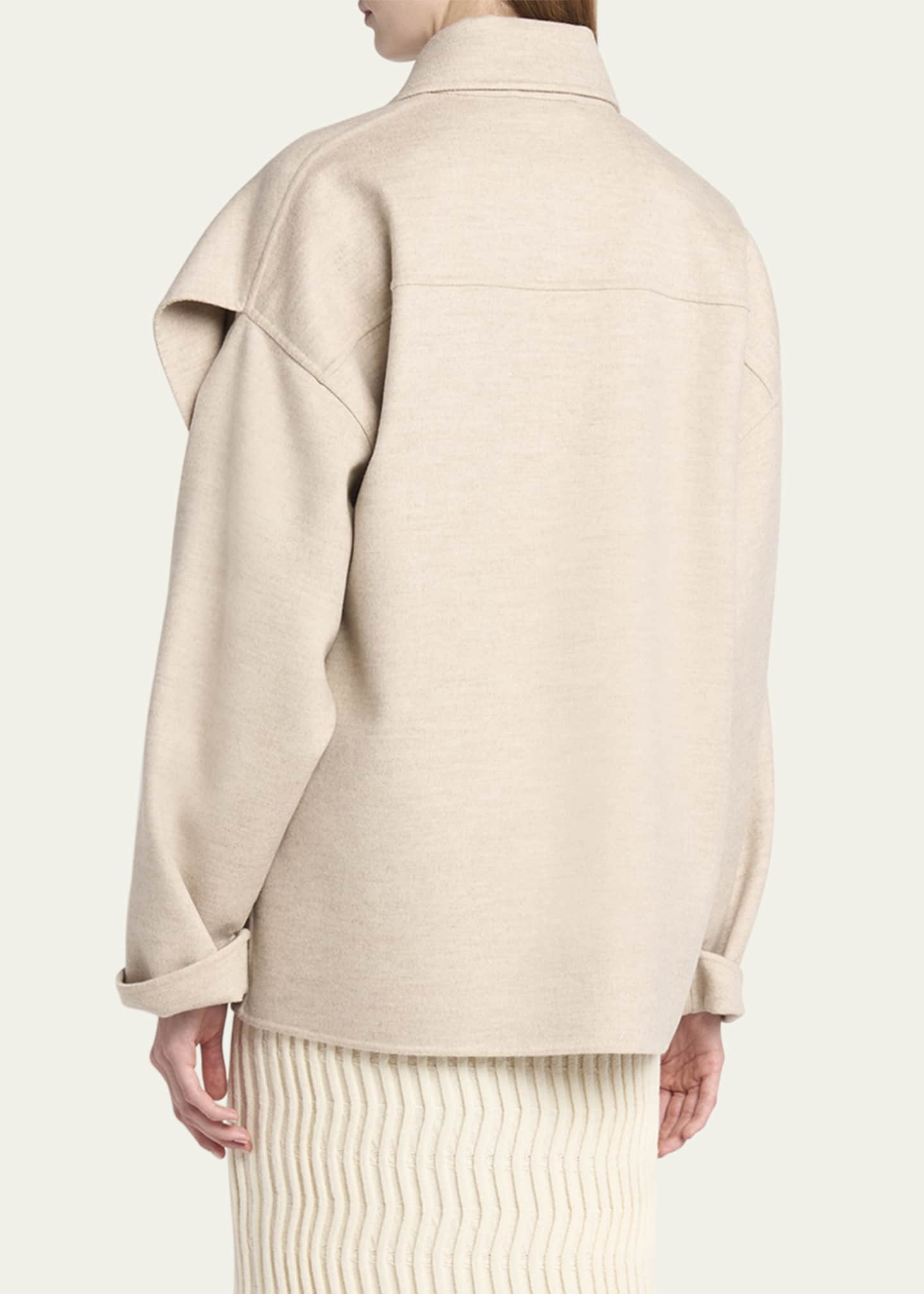BOTTEGA VENETA■極美品■カシミヤダブルフェイス■オーバーコート Bottega Veneta Oversized Light Double Wool Cashmere Jacket