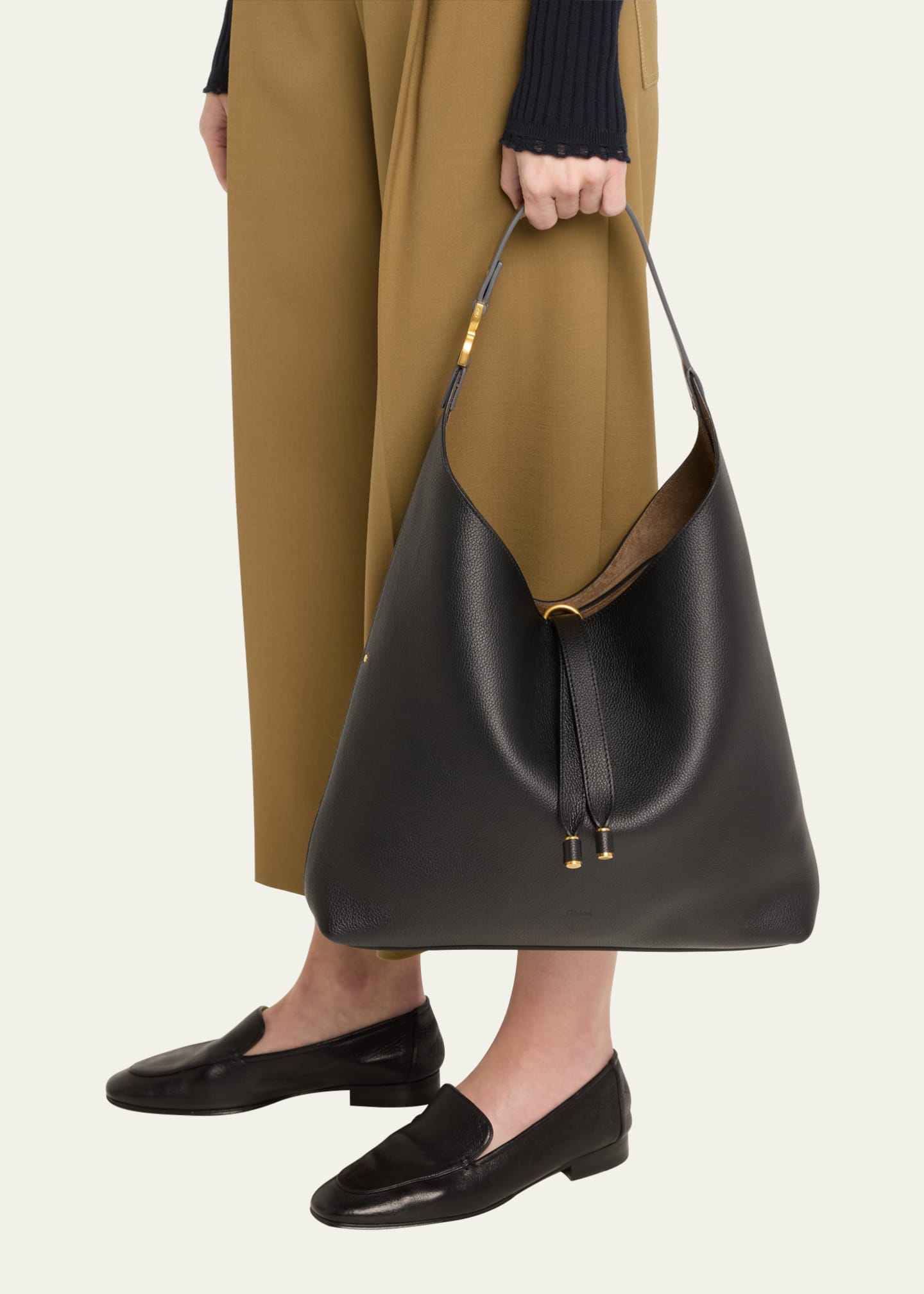 CHLOÃ - Marcie Leather Shopping Bag