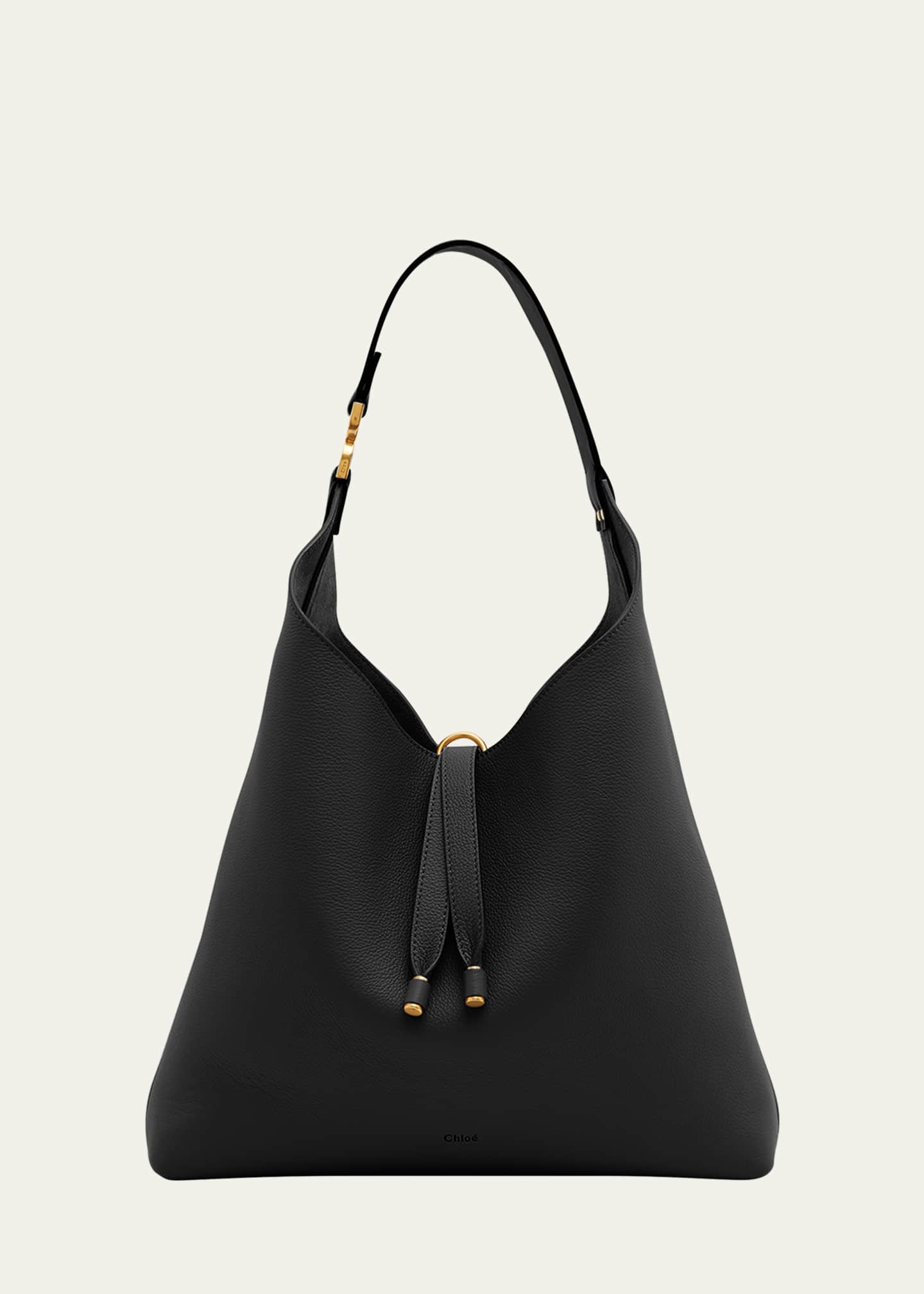 Chloe Marcie Hobo Bag in Grained Leather Bergdorf Goodman