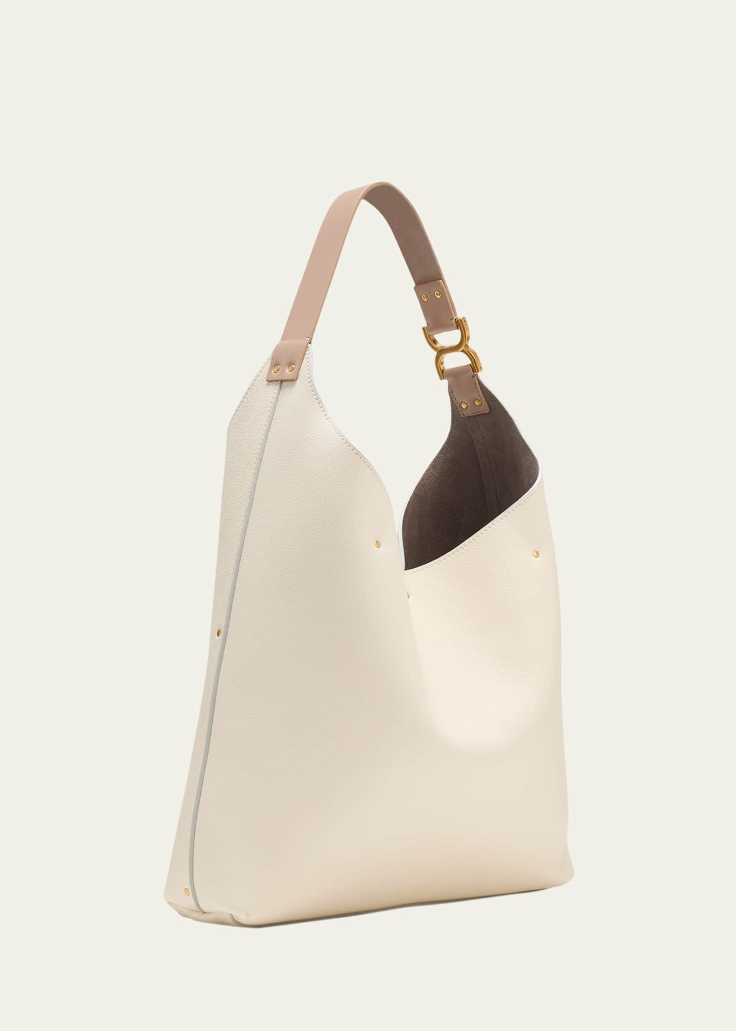 Marcie Hobo Bag in Grained Leather