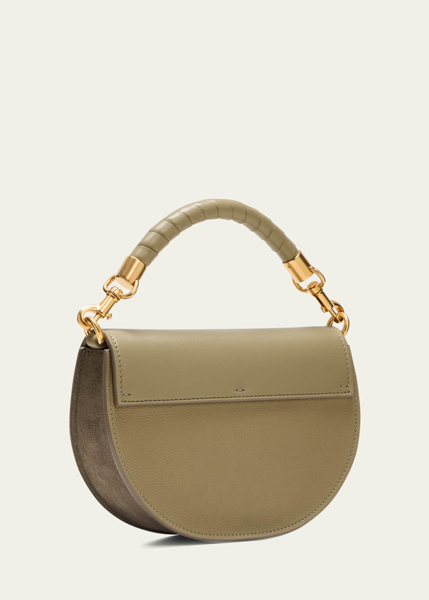 Chloe Marcie Chain Flap Crossbody Bag in Leather - Bergdorf Goodman