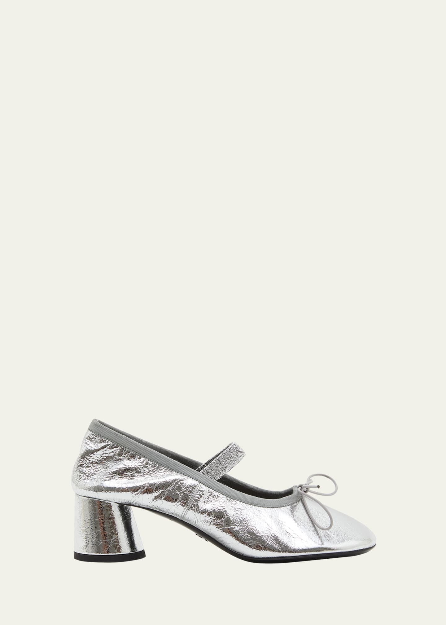 Proenza Schouler Glove Metallic Mary Jane Ballerina Pumps - Bergdorf ...