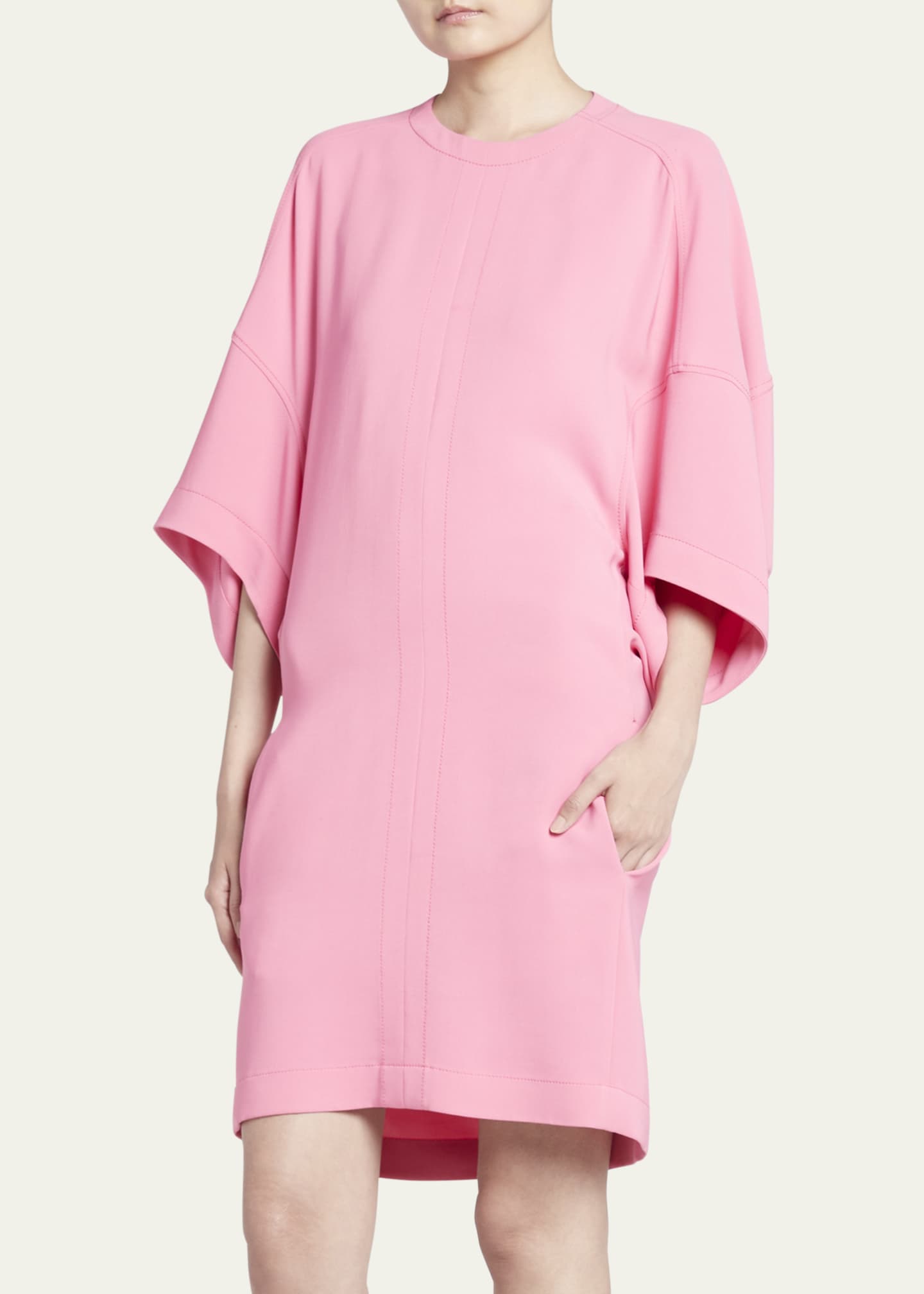 Stella McCartney Cape Back Short Dress - Bergdorf Goodman