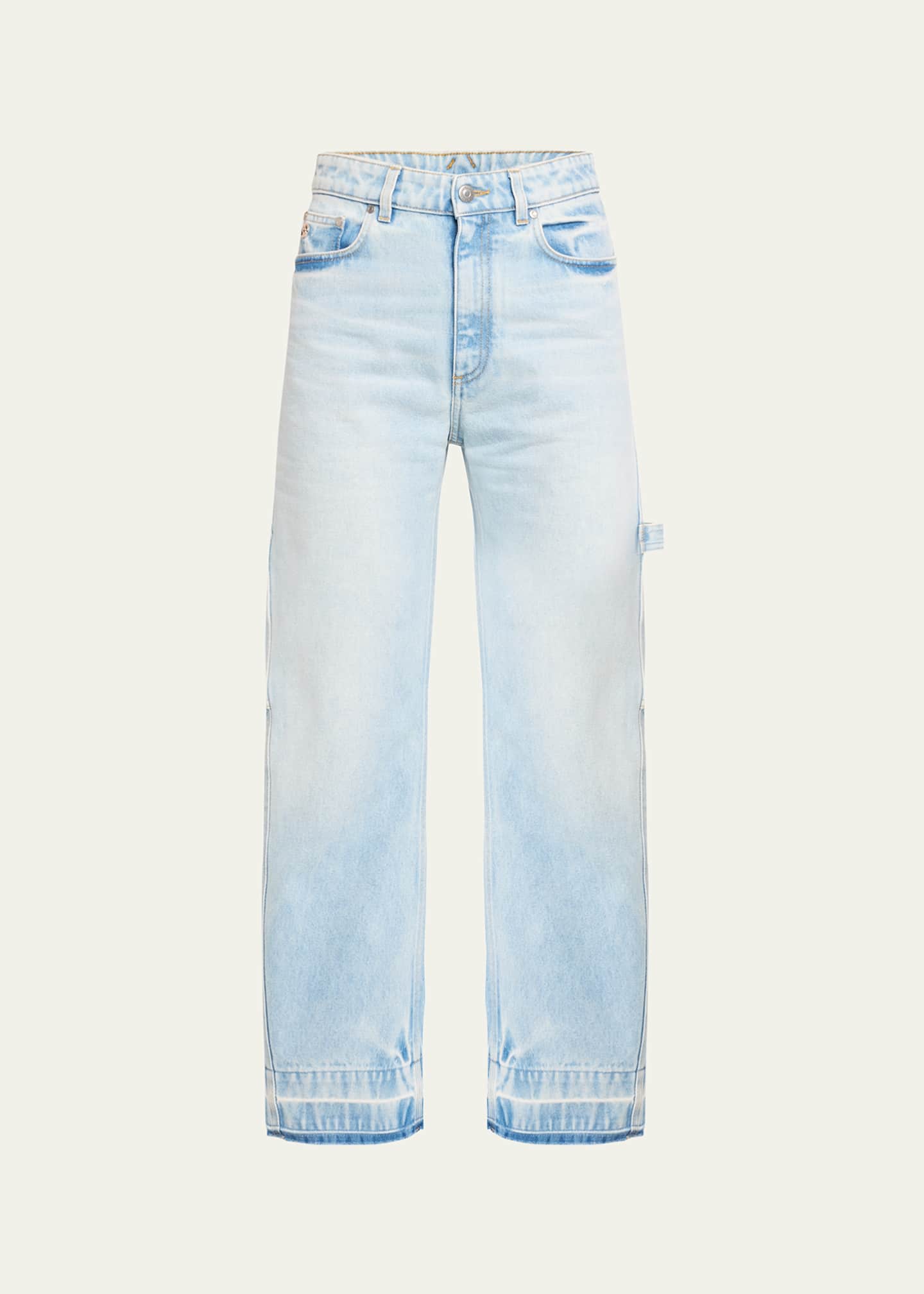 Stella McCartney Light Blue Vintage Banana Jeans Bergdorf Goodman