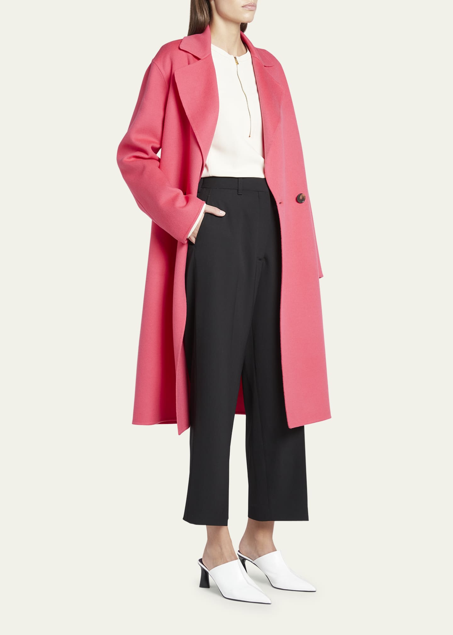 Stella mccartney double sales breasted wool coat