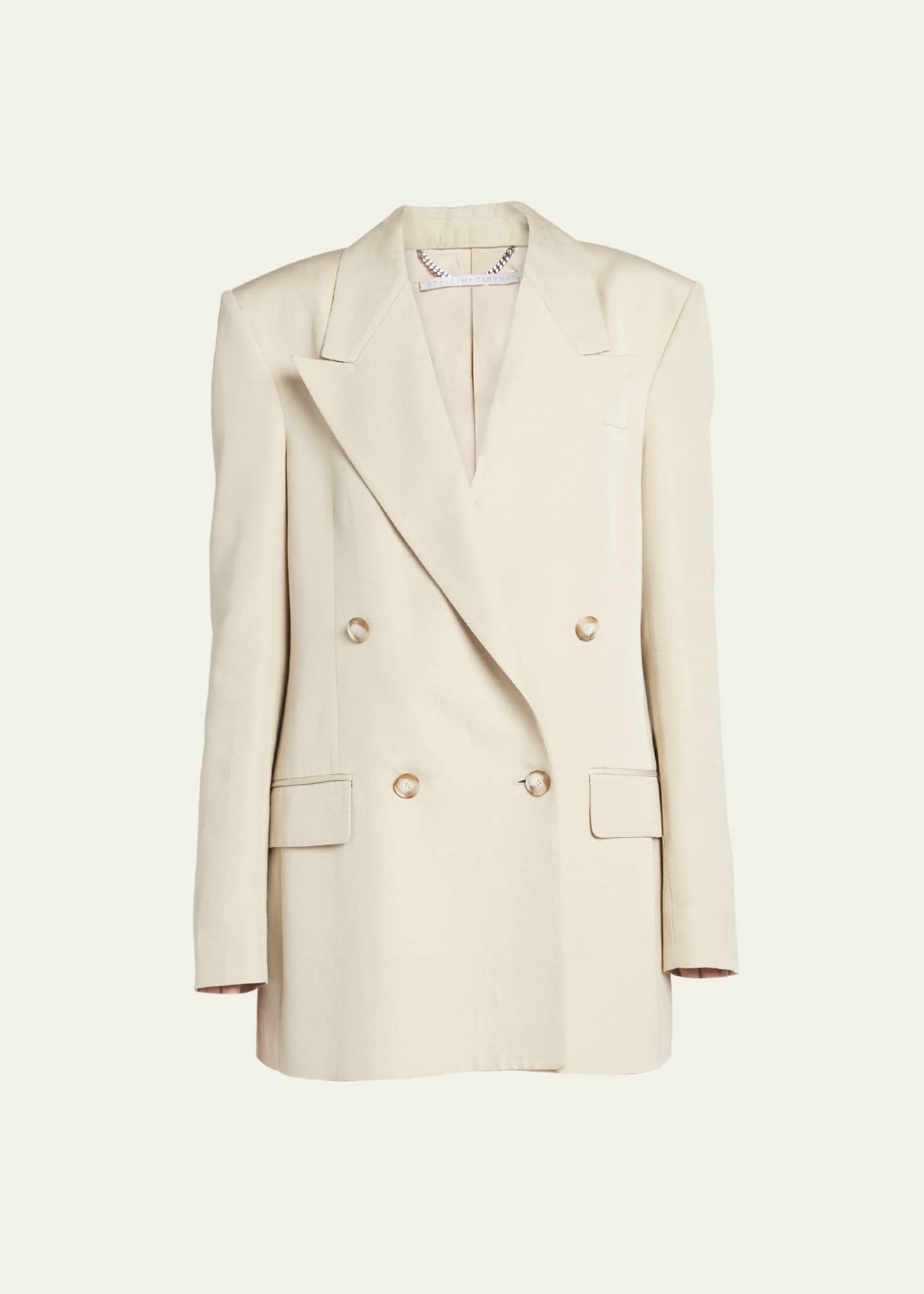 Stella mccartney double breasted coat outlet