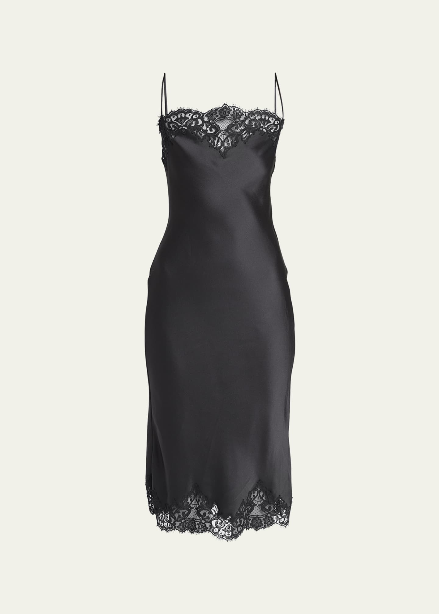 Stella McCartney Iconic Lace Slip Dress Image 1 of 5