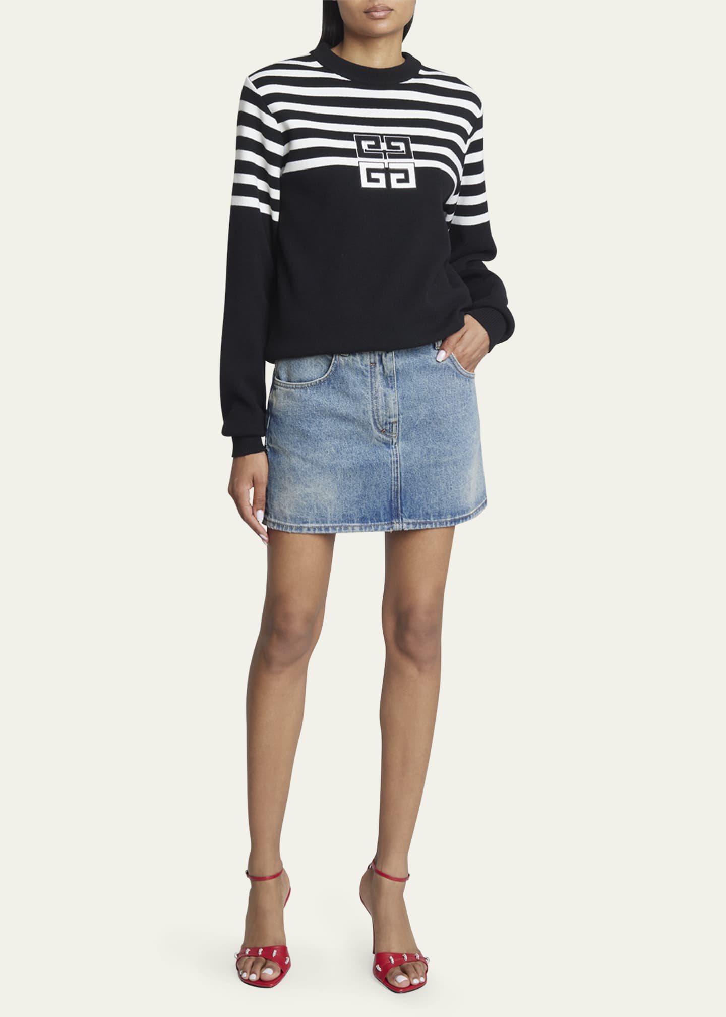 Givenchy cropped sweater sales