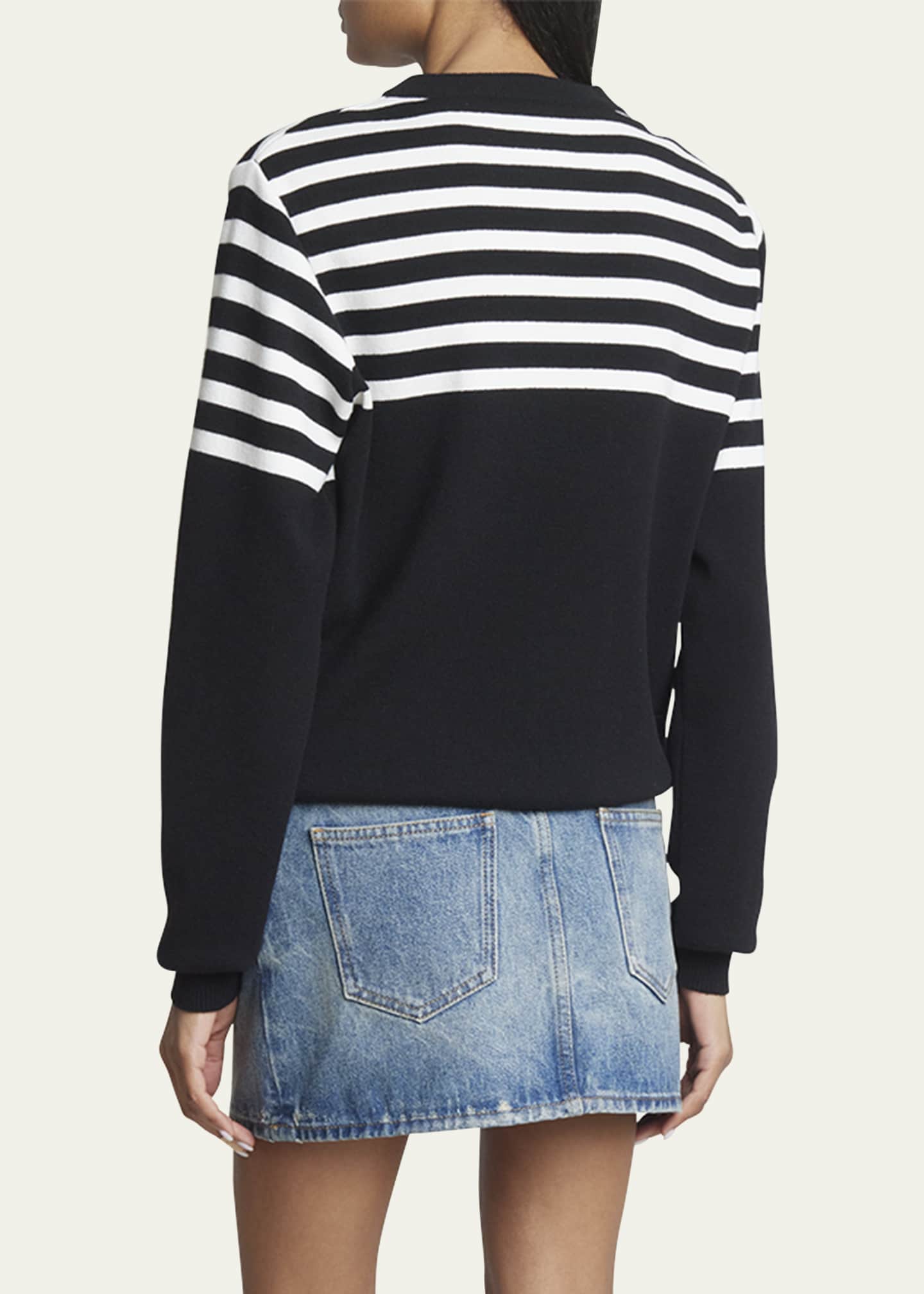 Givenchy best sale cropped sweater