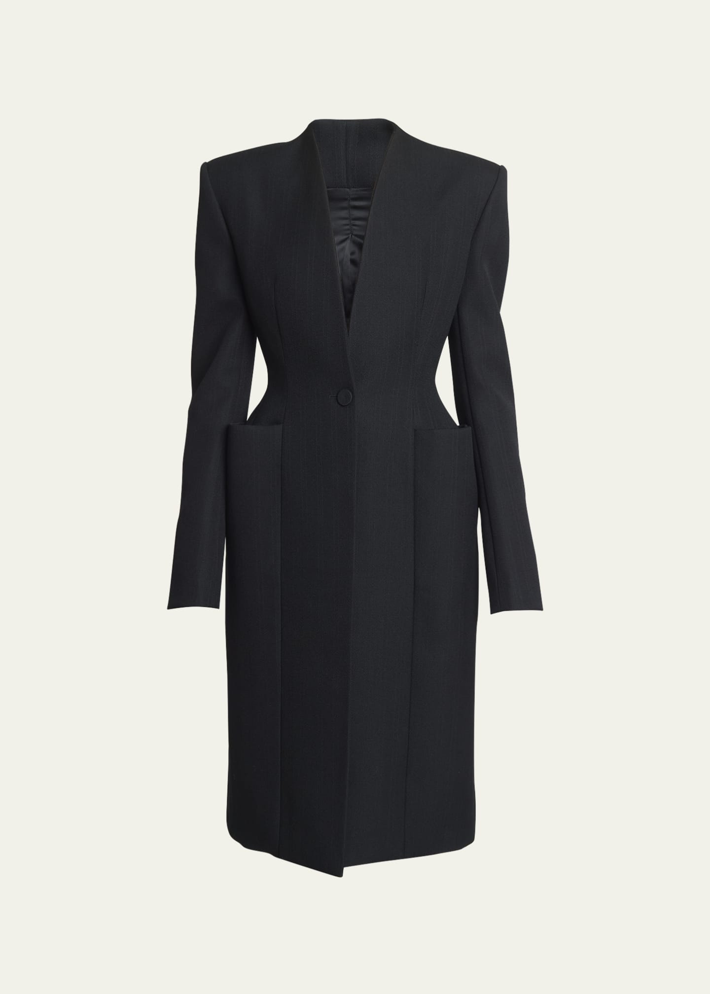 Givenchy Black Wool Coat