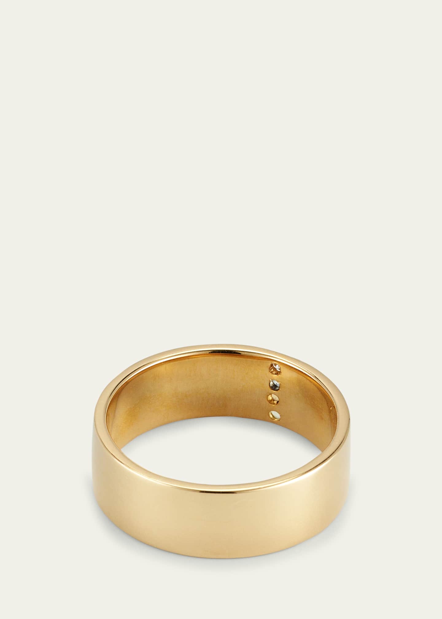 Alice Van Cal 18K Yellow Gold Amelia Windsor Ring with Diamond and Gemstones Image 4 of 4