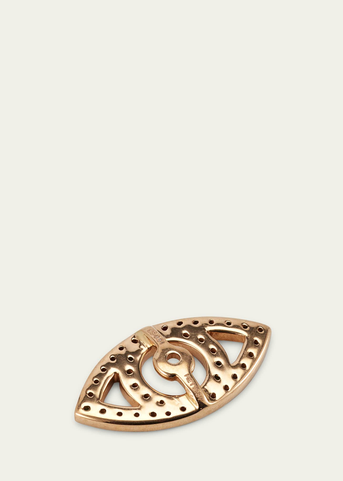 Alice Van Cal 18K Rose Gold Rainbow Sapphire Eye Earring Jacket, Single Image 4 of 4