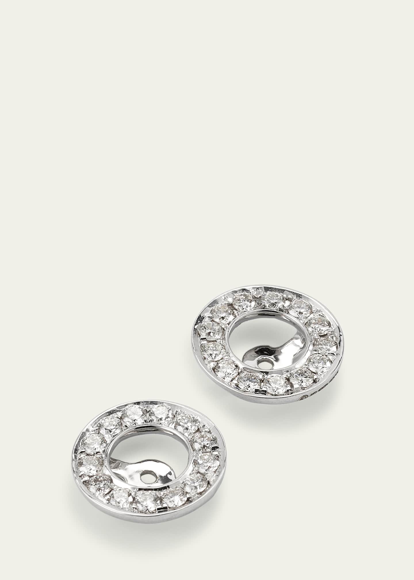 Alice Van Cal 18K White Gold Diamond Earring Halos Image 3 of 4