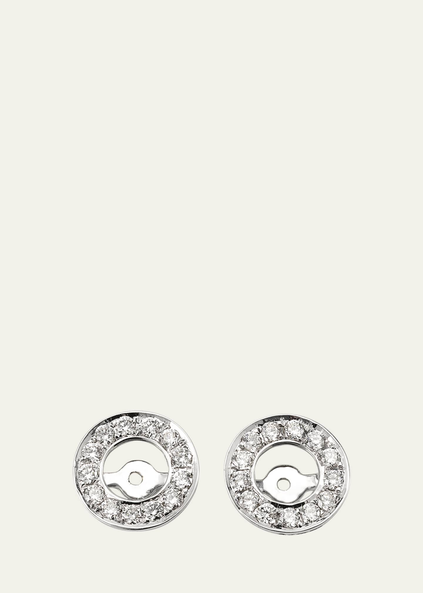 Alice Van Cal 18K White Gold Diamond Earring Halos Image 1 of 4