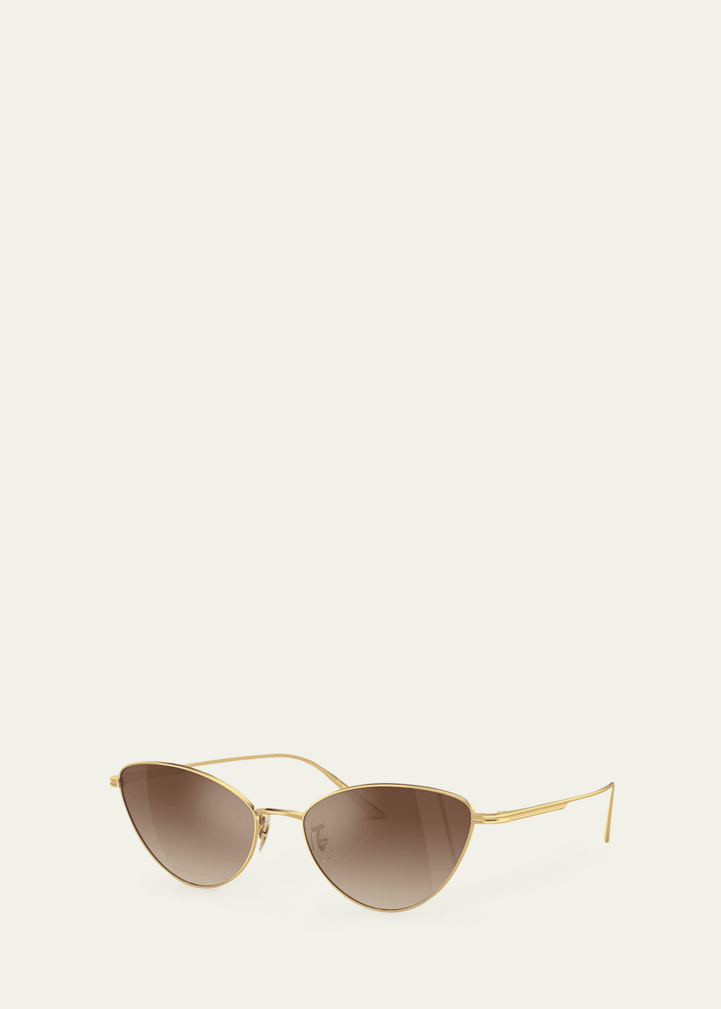 KHAITE x Oliver Peoples Sleek Steel Butterfly Sunglasses Image 2 of 3