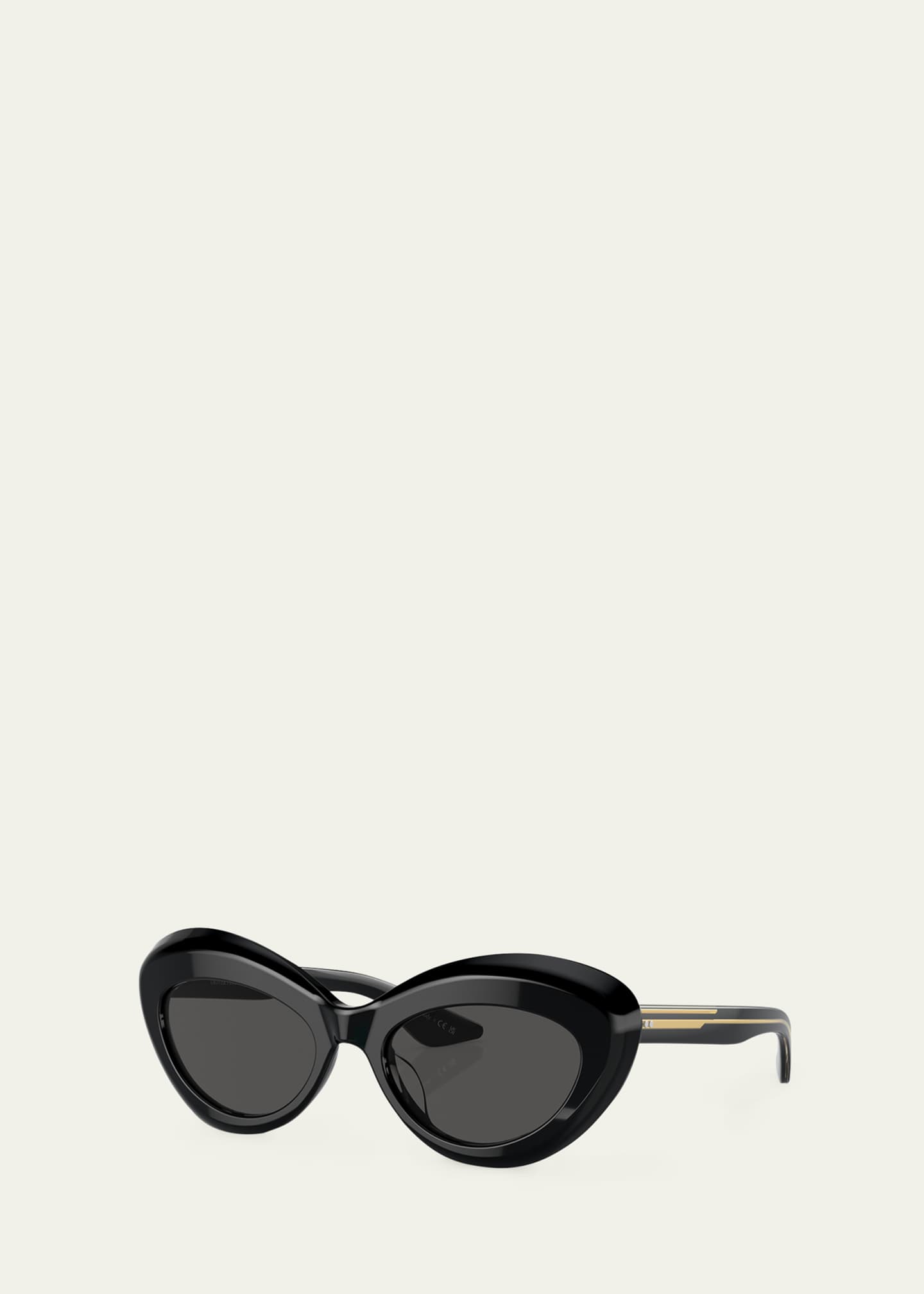 Bold Acetate Oval Sunglasses