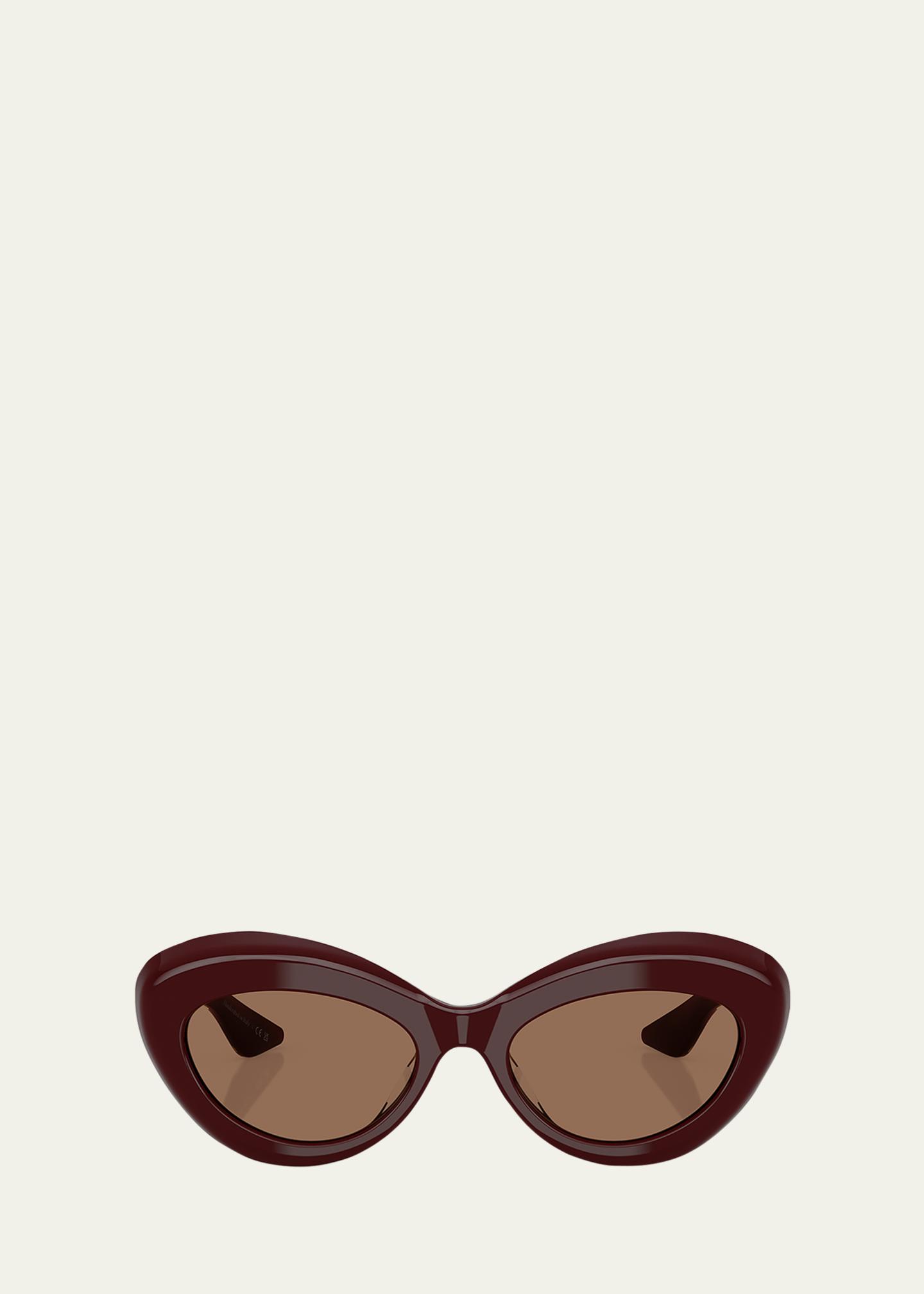 Khaite x Oliver Peoples Bold Acetate Oval Sunglasses - Bergdorf